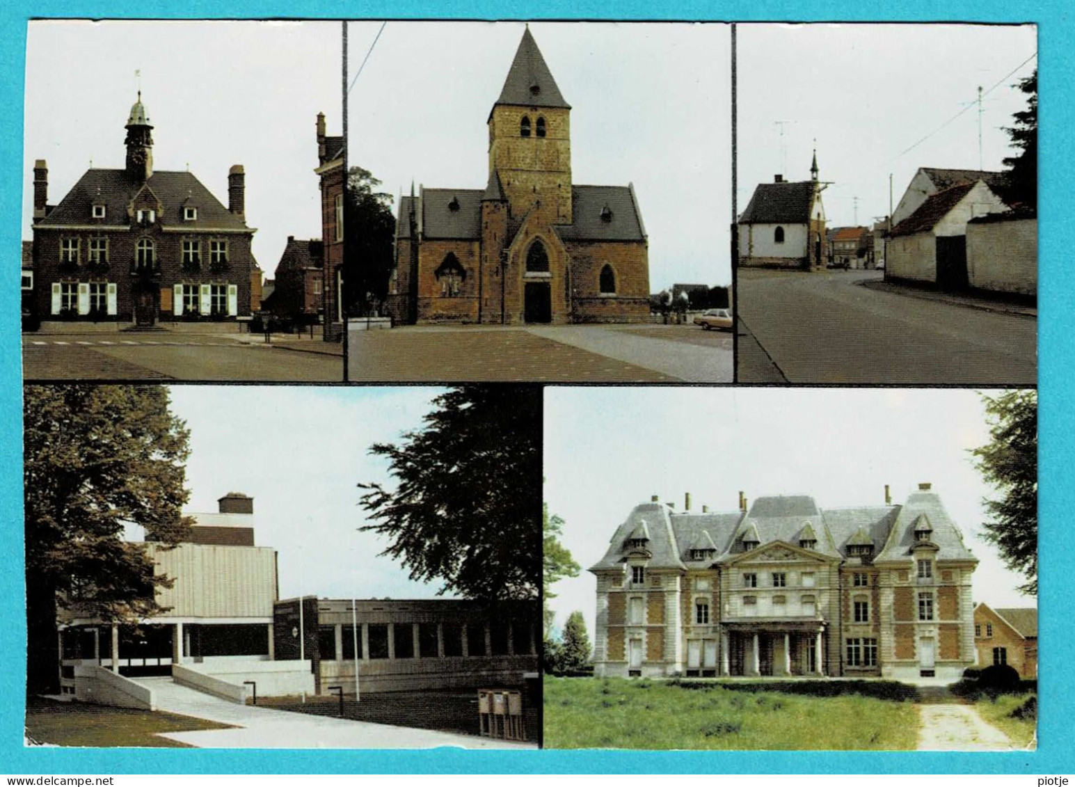 * Herzele - Hersele (Oost Vlaanderen) * (Boekshop Edelweiss) Sint Martinus Kerk, Sint Rochus Kapel, Kasteel - Herzele