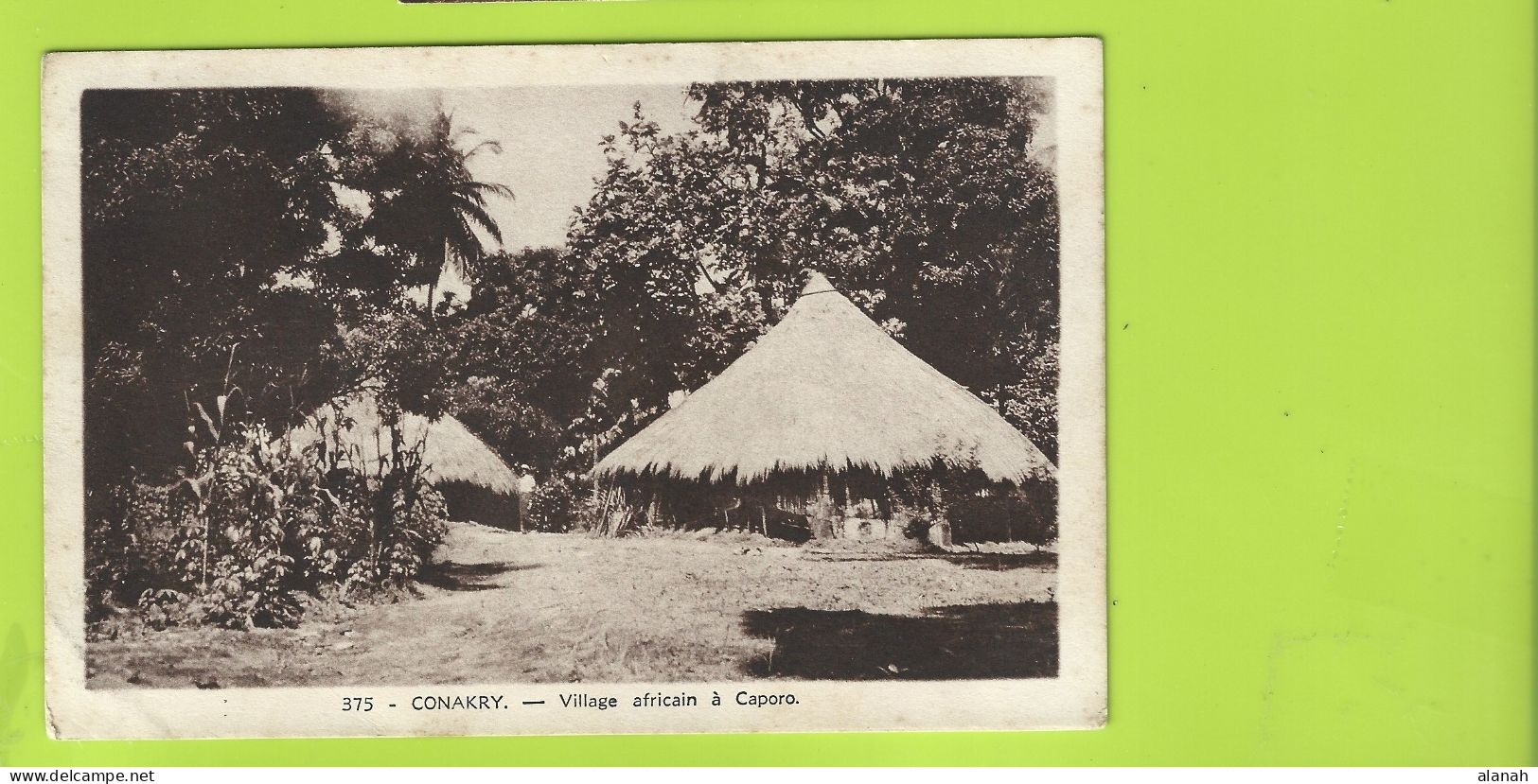 CONAKRY Village Africain à Caporo (Habkouk) Guinée - Guinée Française
