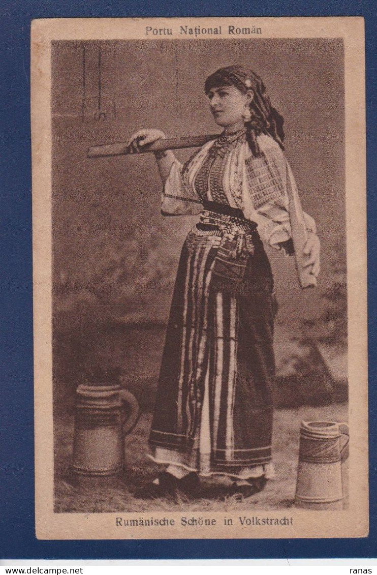 CPA Roumanie Type De Femme Woman Romania Roemenie Métier écrite - Romania