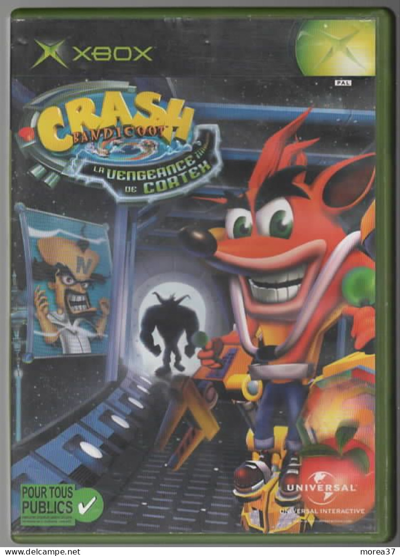 CRASH Banditcoot  La Vengeance De CORTEX   X BOX  J1 - Xbox