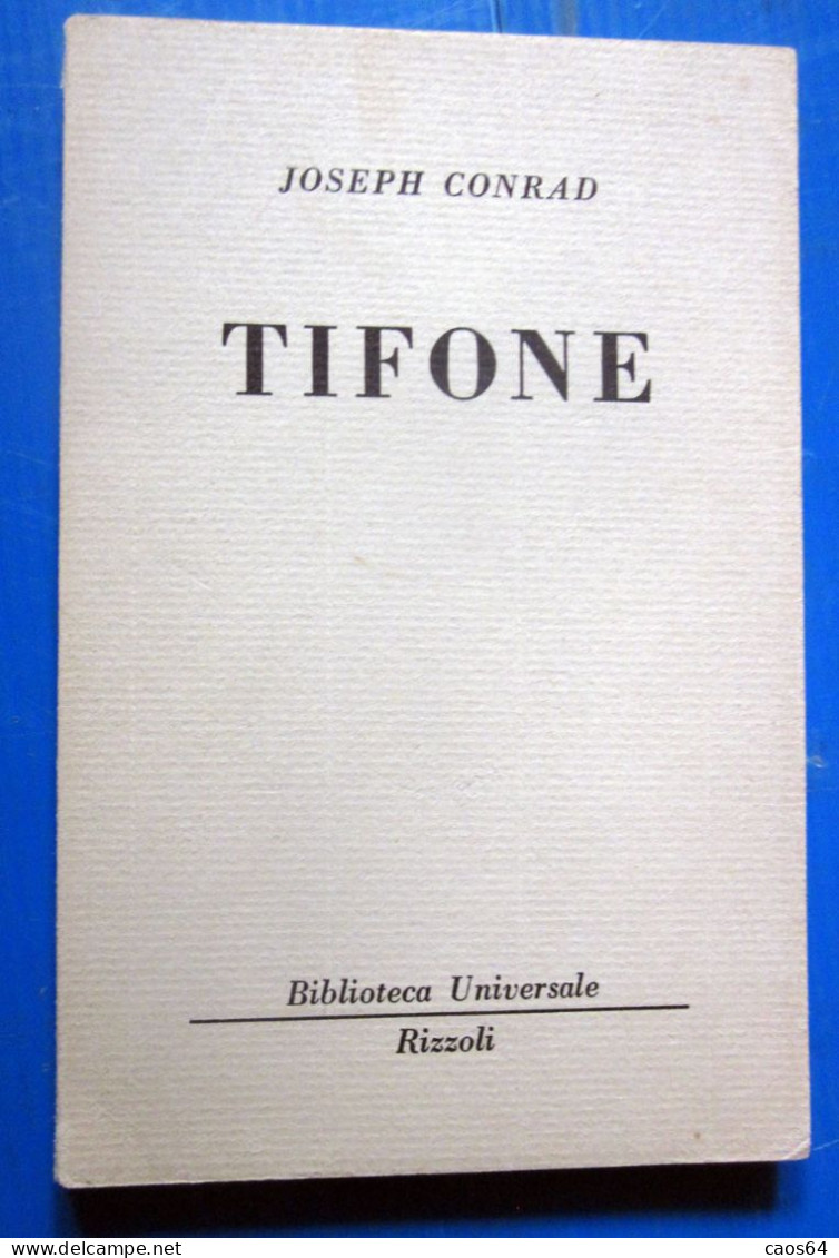 Tifone Joseph Conrad Rizzoli BUR 1950 - Clásicos