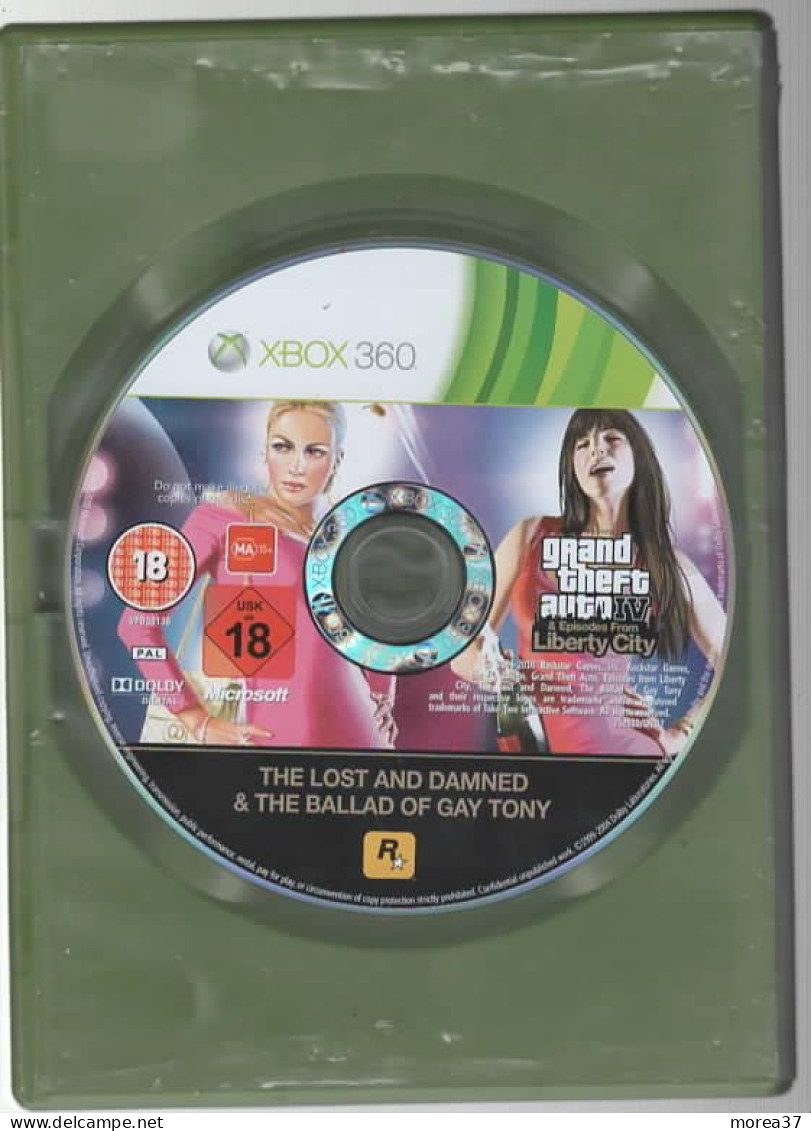 THE LOST AND DAMNED & THE BALLAD OF GAY TONY    X BOX 360  J1 - Xbox 360