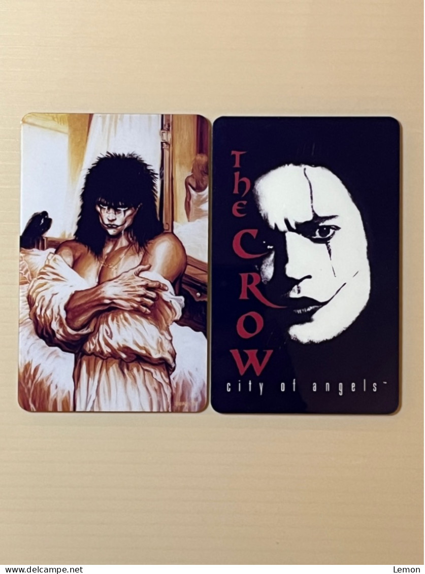 Mint USA UNITED STATES America Prepaid Telecard Phonecard, The Crow - City Of Angels (1000/750EX), Set Of 2 Mint Cards - Sammlungen