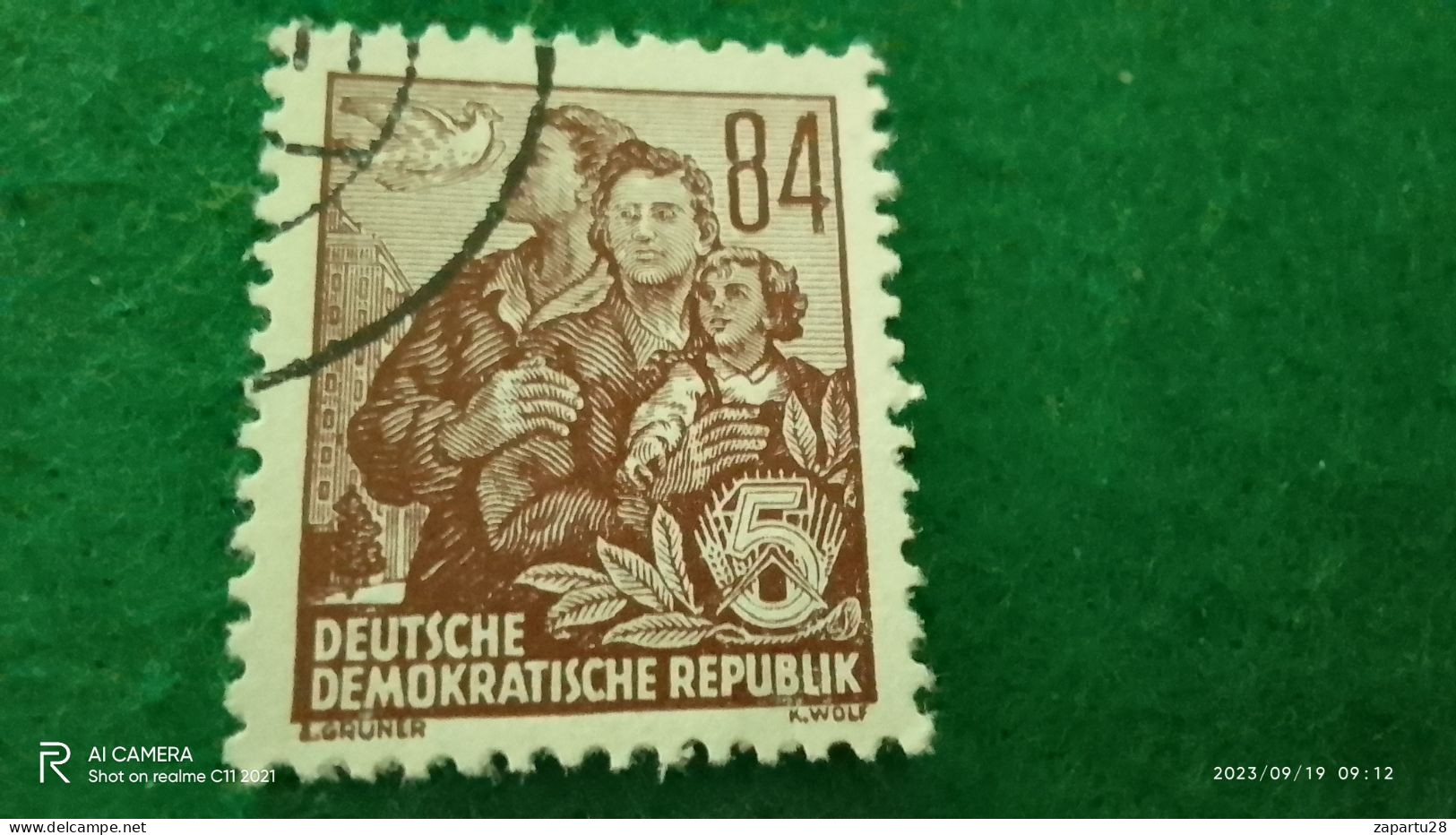 DDR-  1950-60-           84PFG       USED - Gebraucht