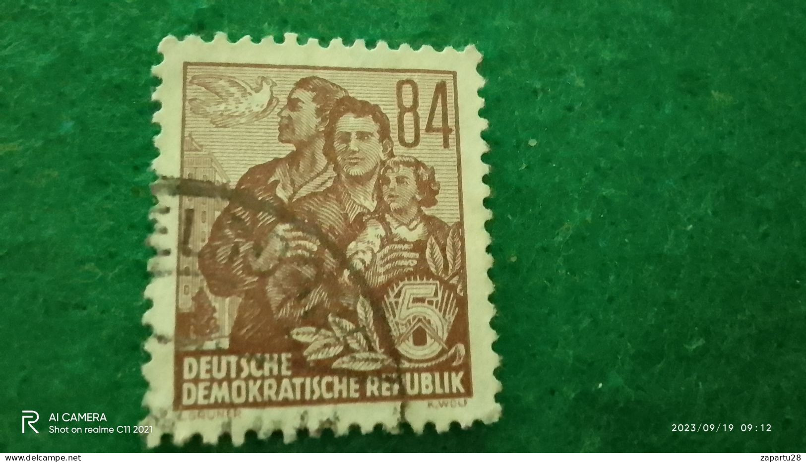 DDR-  1950-60-           84PFG       USED - Gebraucht