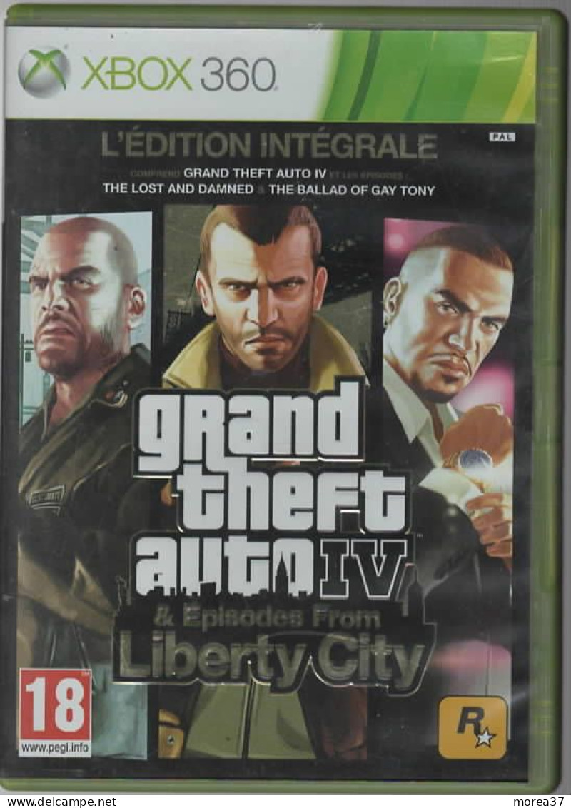 GRAND THEFT AUTO IV & EPISODES FROM LIBERTY CITY   X BOX 360  J1 - Xbox 360