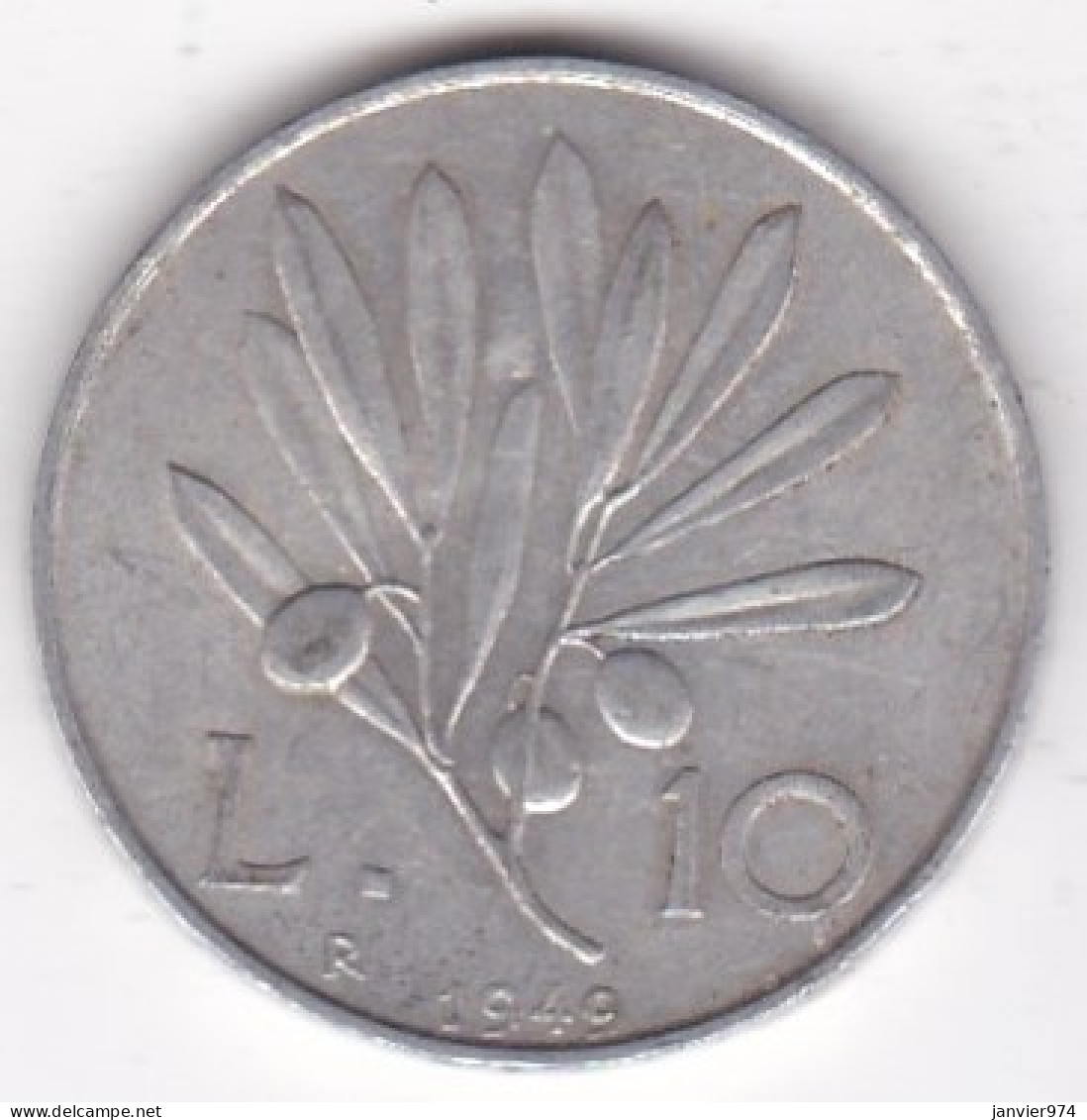 Italie . 10 Lire 1949. ITALMA . En Aluminium - 10 Lire