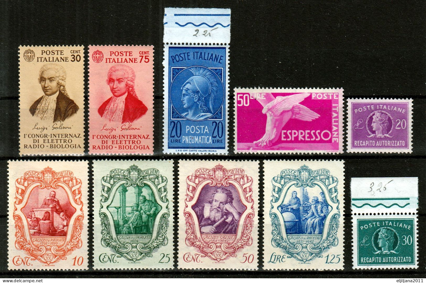 SALE !! 50 % OFF !! ⁕ ITALY 1934 - 1968 ⁕ Nice Collection / Lot ⁕ 22v MH/MNH - See Scan - Neufs