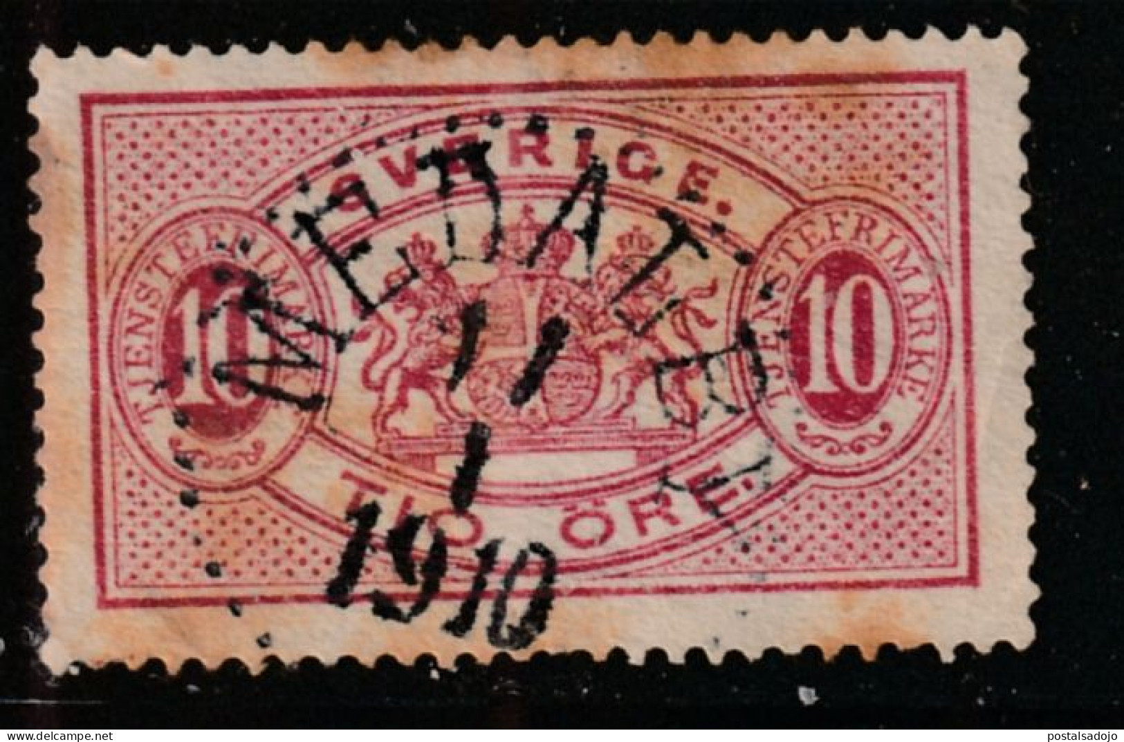 SUÉDE  506 // YVERT 5 (SERVICE) // 1895 - Postage Due