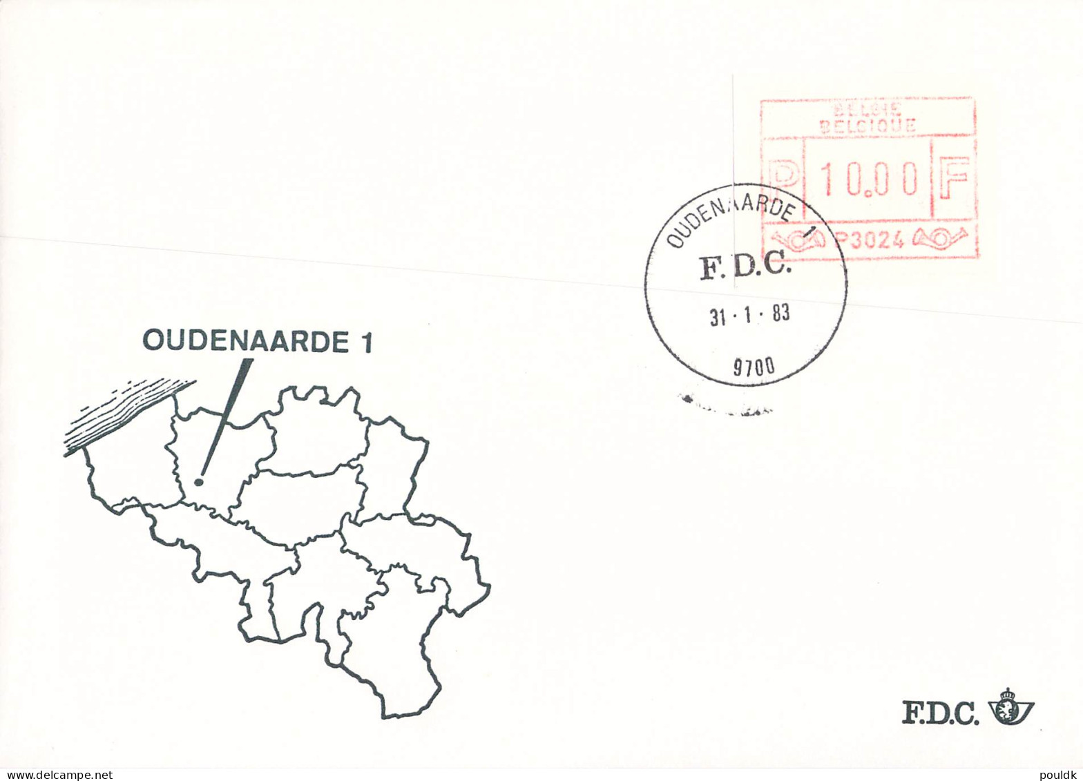 Belgien Covers/FDC Franked With ATM 33 Covers. Weight 0,2 Kg. Please Read Sales Conditions Under Image Of Lot (006) - Timbres De Distributeurs [ATM]