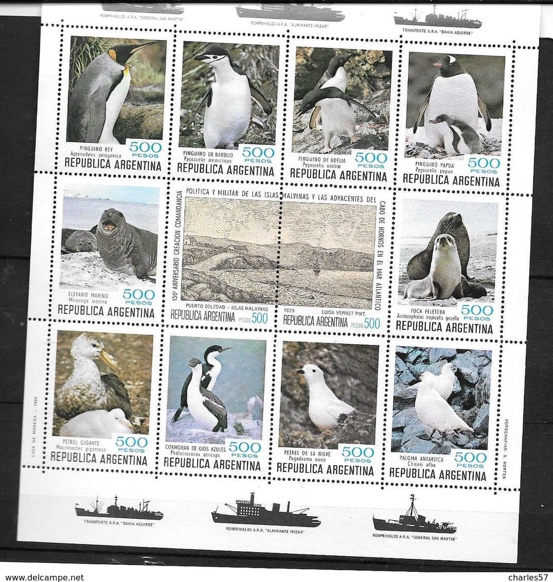 Argentine: Bf : N°25**   Antarctic Argentin  Qualité Philatélique - Hojas Bloque