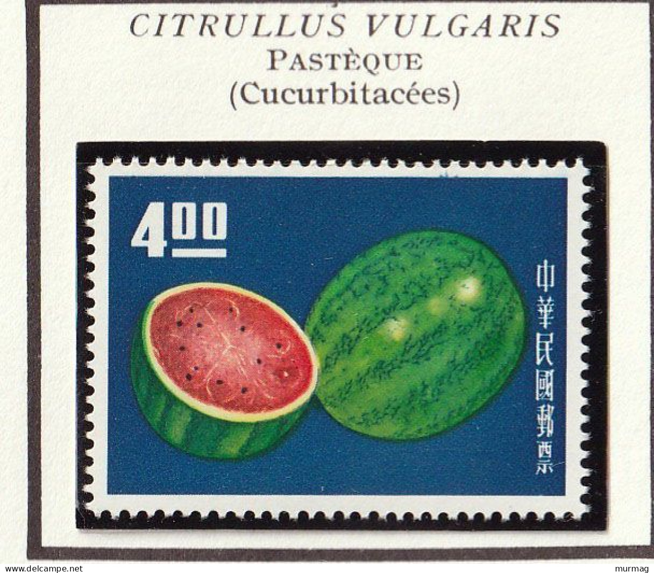 FORMOSE - Fruits, Bananes, Oranges, Ananas, Pastèque - Y&T N° 478-481 - 1964 - MNH - Unused Stamps