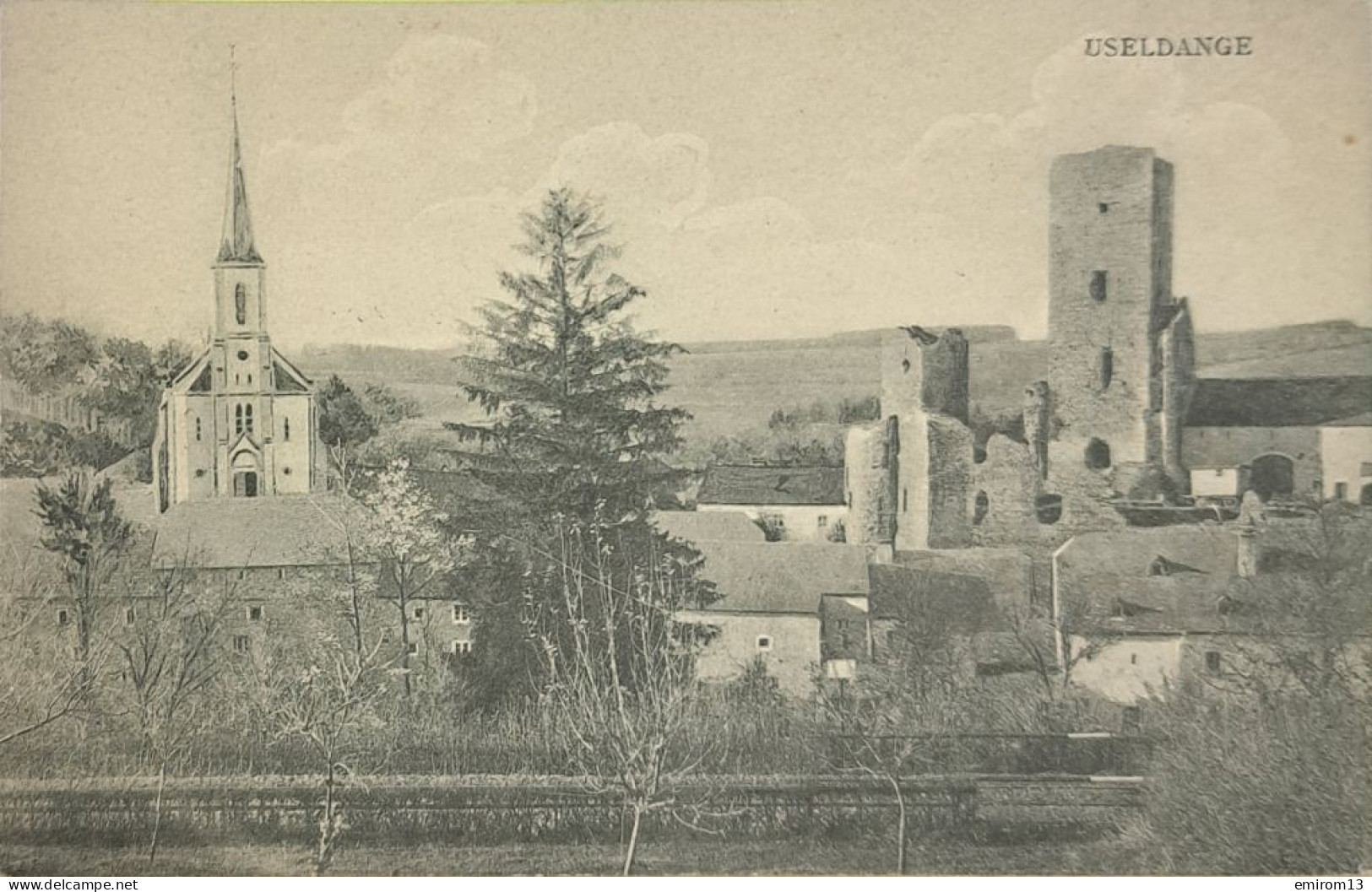 Luxembourg Useldange Les Ruines Pierre Raters Magasin Du Château - Diekirch