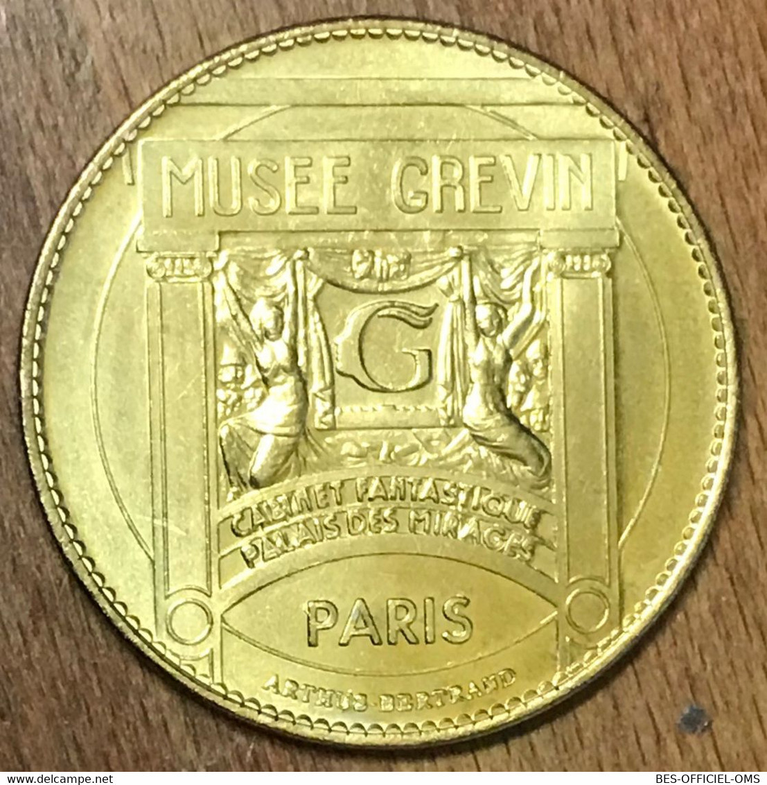 75009 MICHAEL JACKSON PARIS MUSÉE GRÉVIN AB MEDAILLE ARTHUS-BERTRAND JETON TOURISTIQUE MEDALS COINS TOKENS - Undated