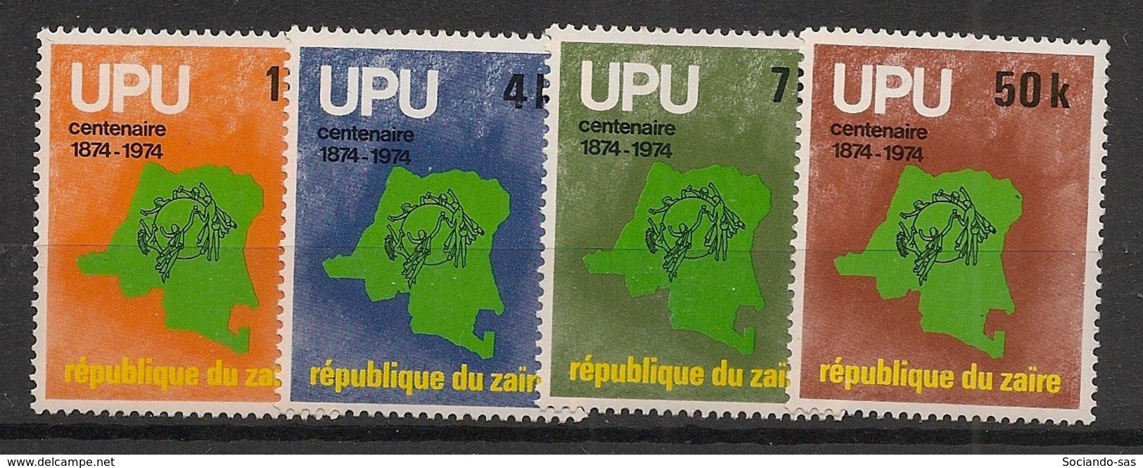 ZAIRE - 1977 - N°Yv. 896 à 899 - UPU - Neuf Luxe ** / MNH / Postfrisch - Nuevos