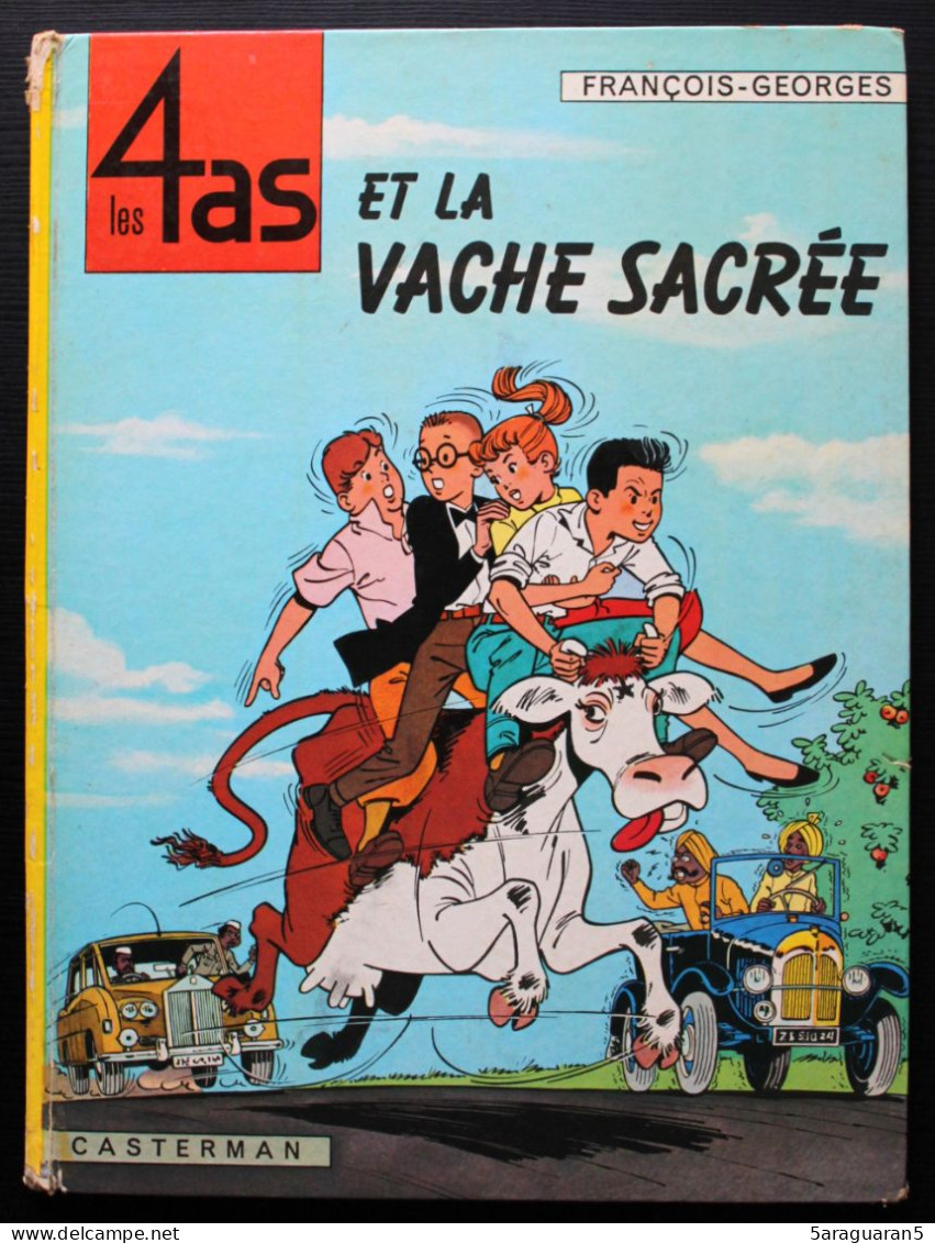 BD LES 4 AS - 3 - Les 4 As Et La Vache Sacrée - Rééd. 1973 - 4 As, Les