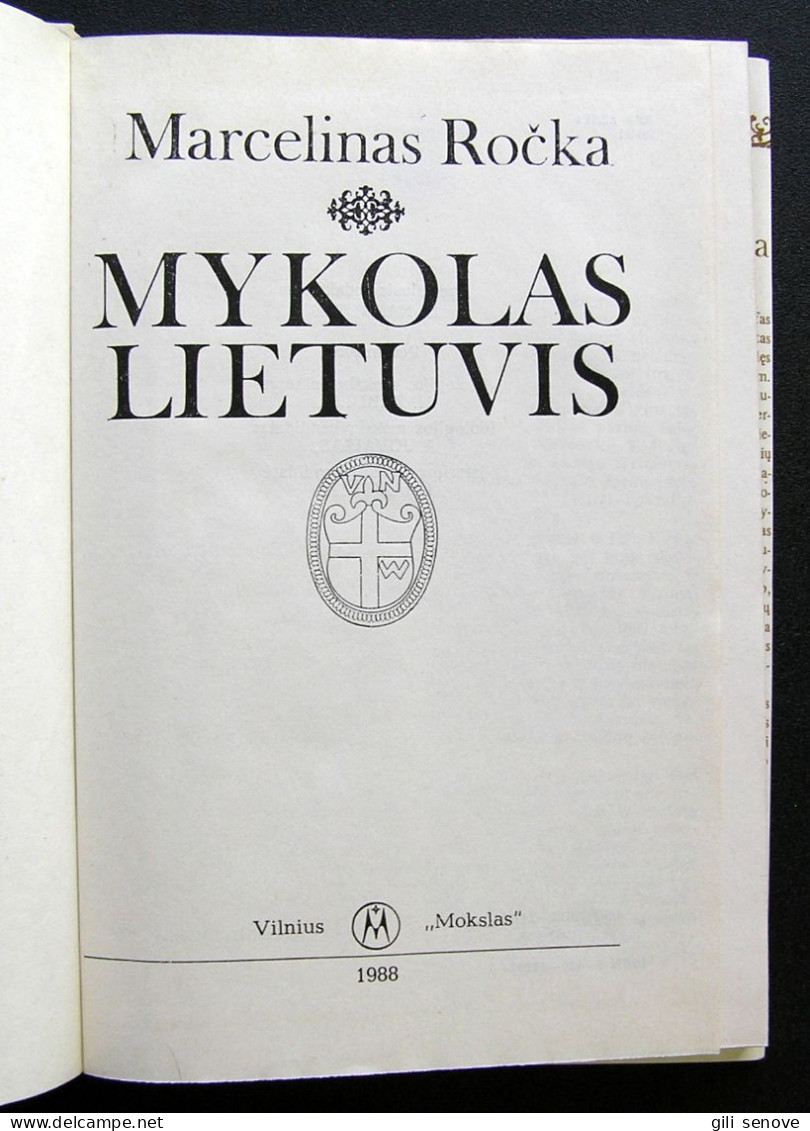 Lithuanian Book / Mykolas Lietuvis 1988 - Cultura