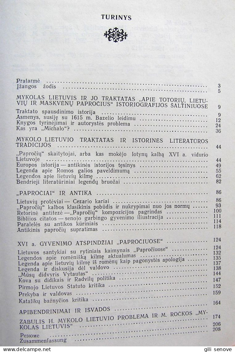 Lithuanian Book / Mykolas Lietuvis 1988 - Cultura