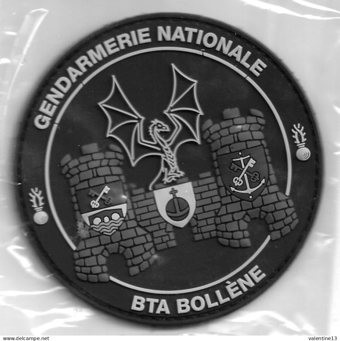 Ecusson PVC GENDARMERIE NATIONALE BTA BOLLENE 84 - Police & Gendarmerie