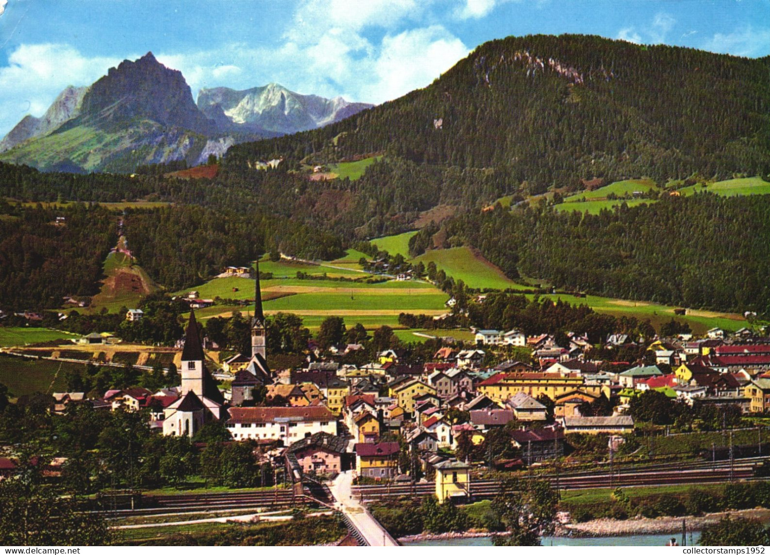 AUSTRIA, SALZBURG, BISCHOFSHOFEN, THE POPULAR SUMMER RESORT, PANORAMA, MOUNTAIN - Bischofshofen