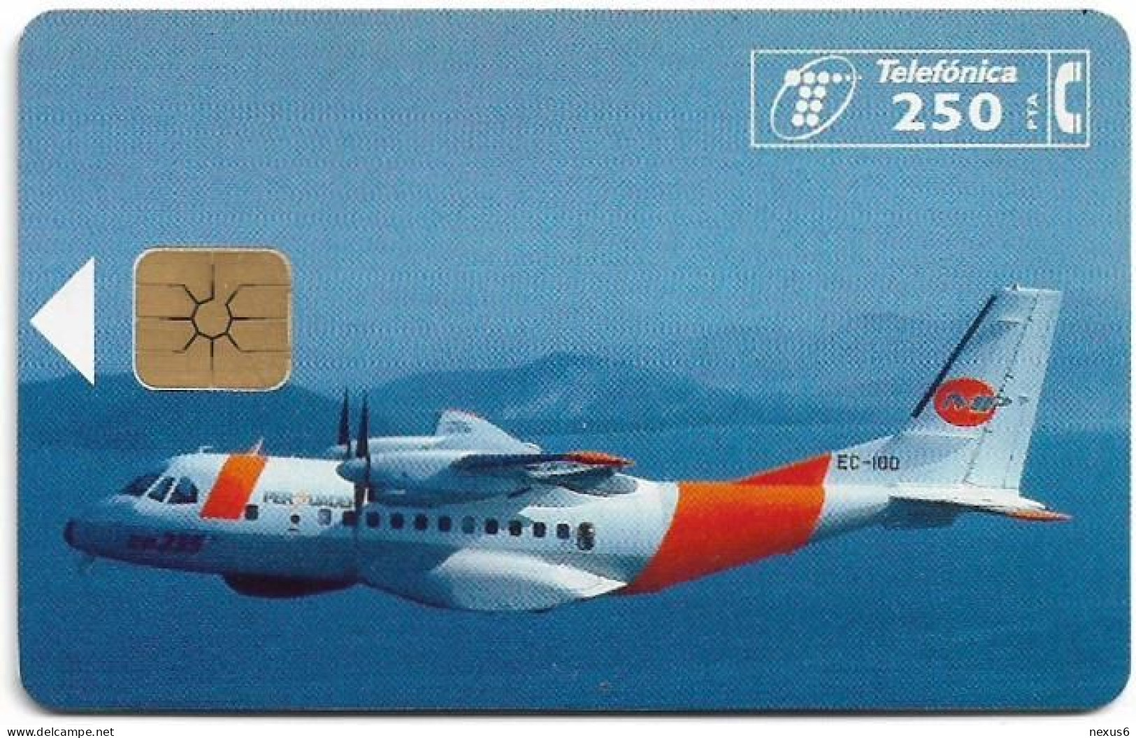 Spain - Telefónica - Casa 75 Años, Aircraft - P-329 - 04.1998, 6.000ex, Mint - Emissions Privées
