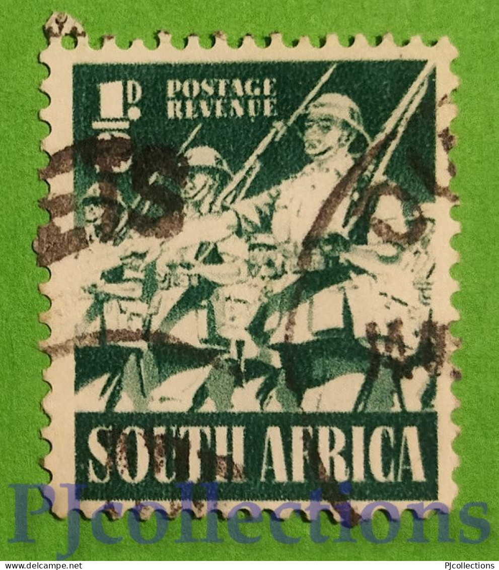 S267- SOUTH AFRICA 1941 SOLDATI - SOLDIERS 1/2d USATO - USED - Used Stamps