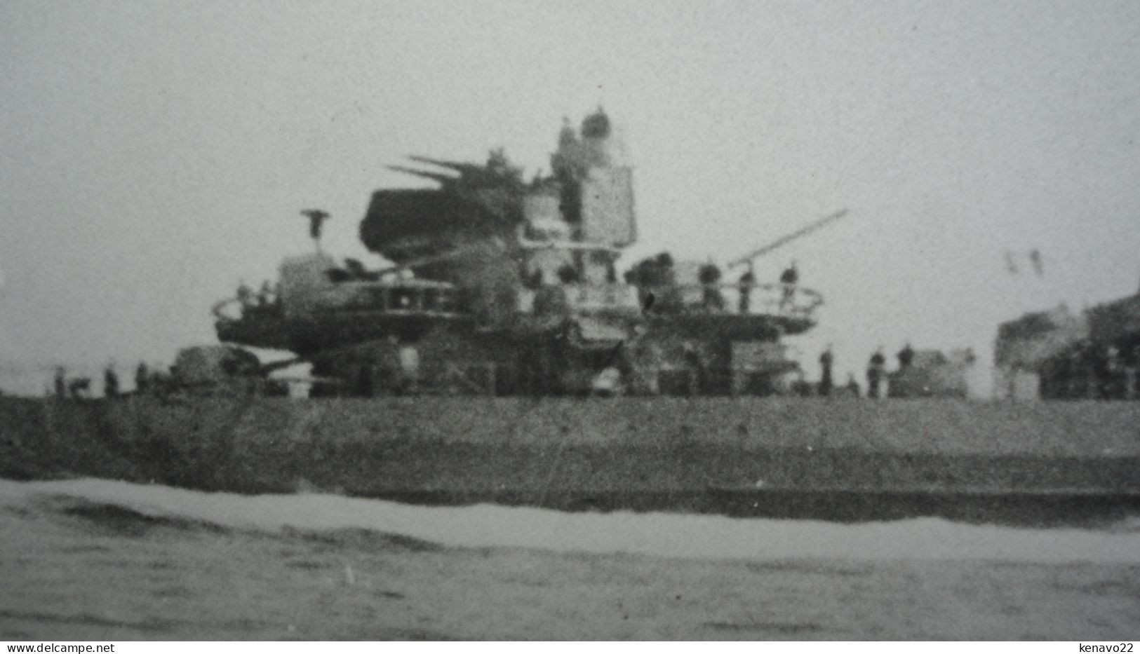 Grande Photo Du Croiseur Léger " Malin  ( 29 X 12,8 Cm ) - Bateaux