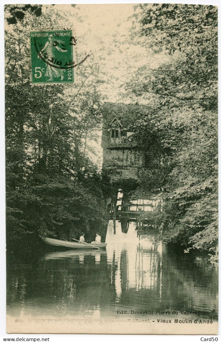 Andé - Vieux Moulin D'Andé - Drouet St Pierre Du Vauvray - Pas Courante - Muids