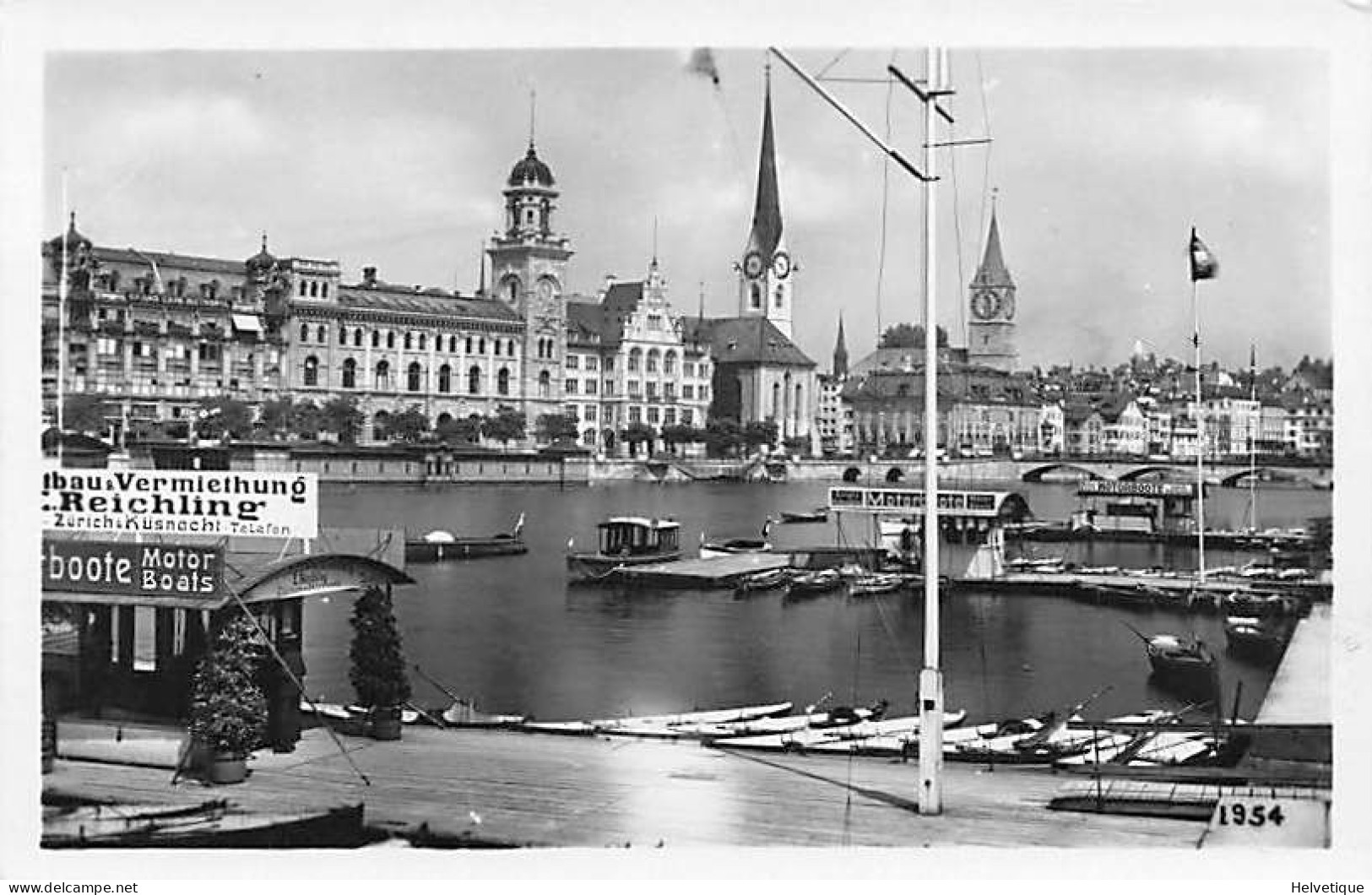 Carte-Foto Zürich Kusnacht Boat - Küsnacht