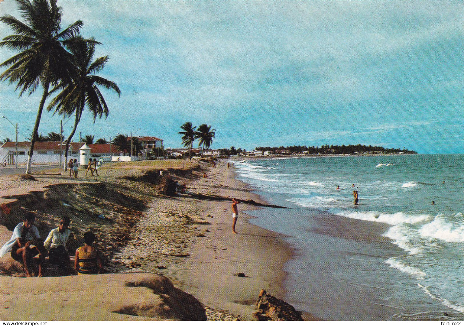 BRESIL . OLINDA .PE . PRAIA BAIRRO NOVO - Recife