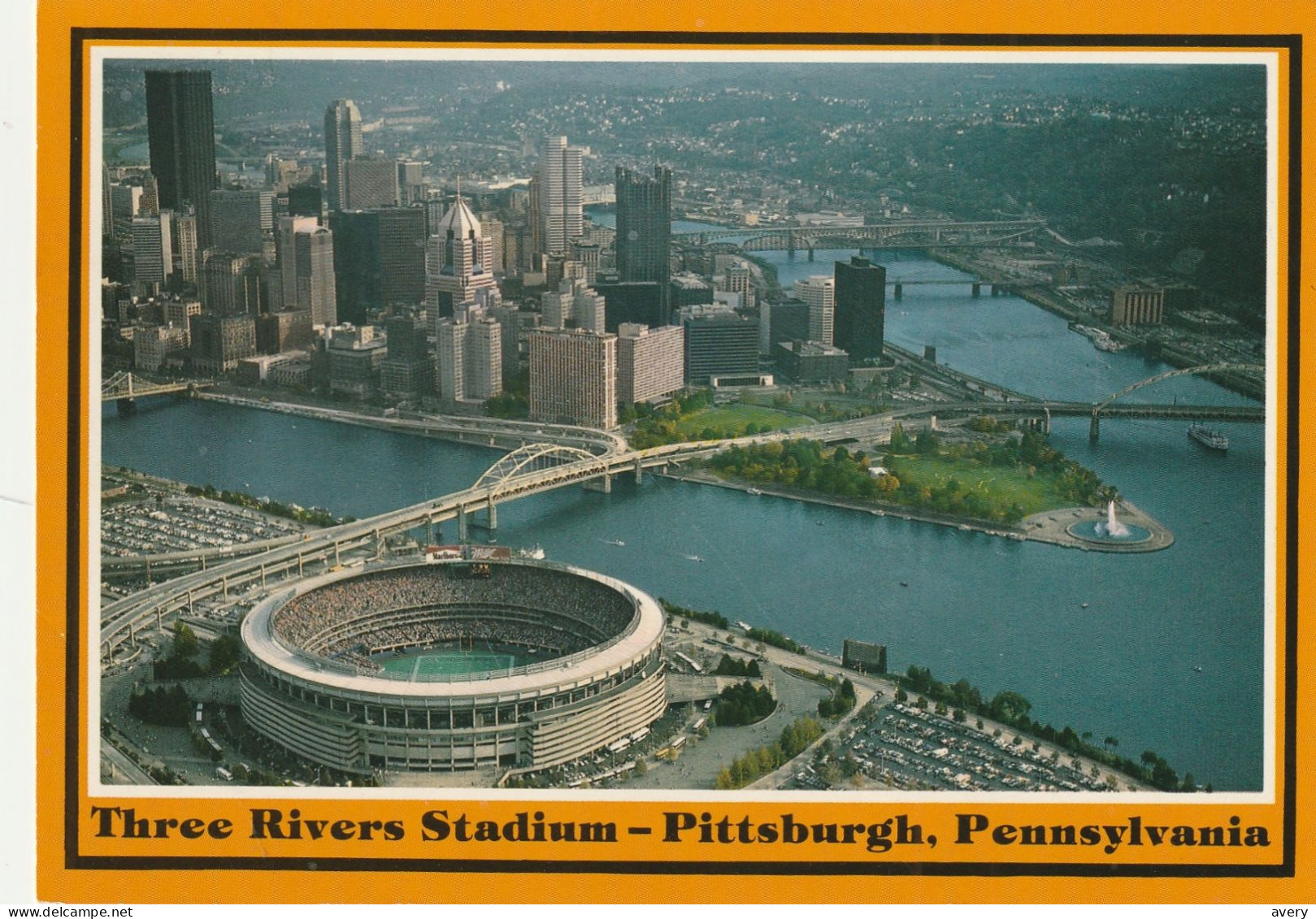 Three Rivers Stadium And Downtown Pittsburch, Pittsburgh, Pennsylvania - Pittsburgh