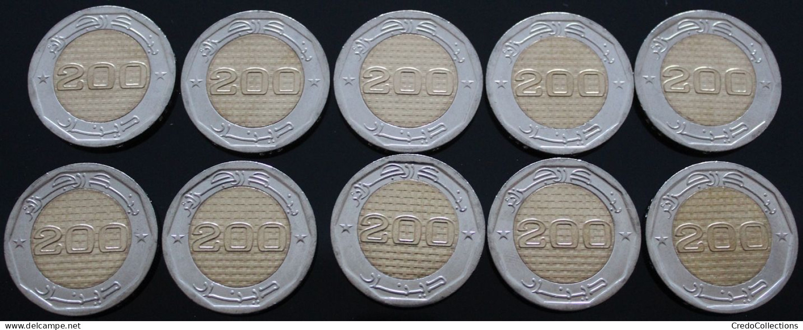 Algérie - 200 Dinars - 2022 - 60ème Anniversaire De L'indépendance - NEUF (10 Pièces) - Algeria