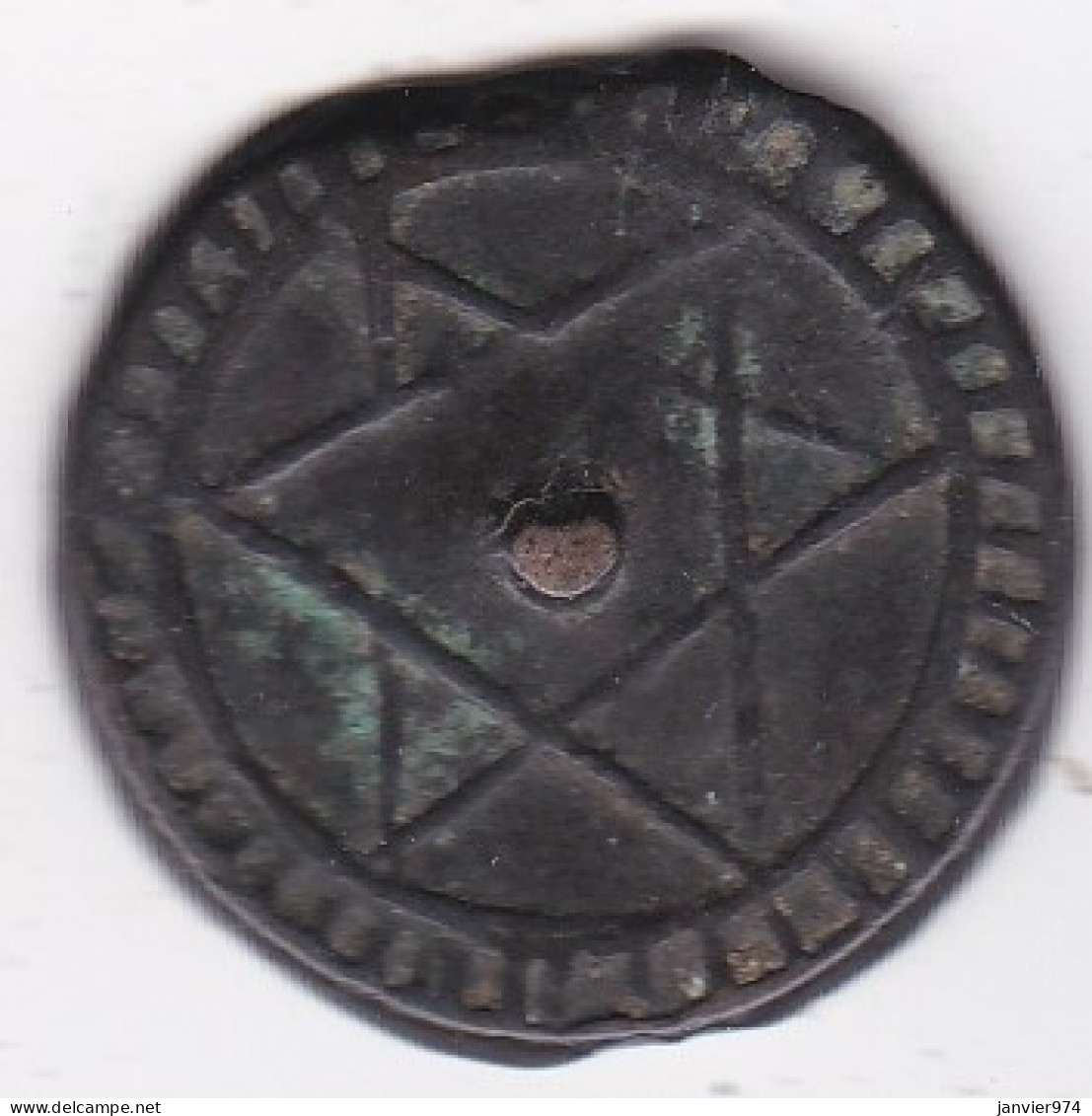 MAROC. 2 Falus AH 1283 - 1867 Fès , Date à L’envers,  En Bronze, Rare - Maroc