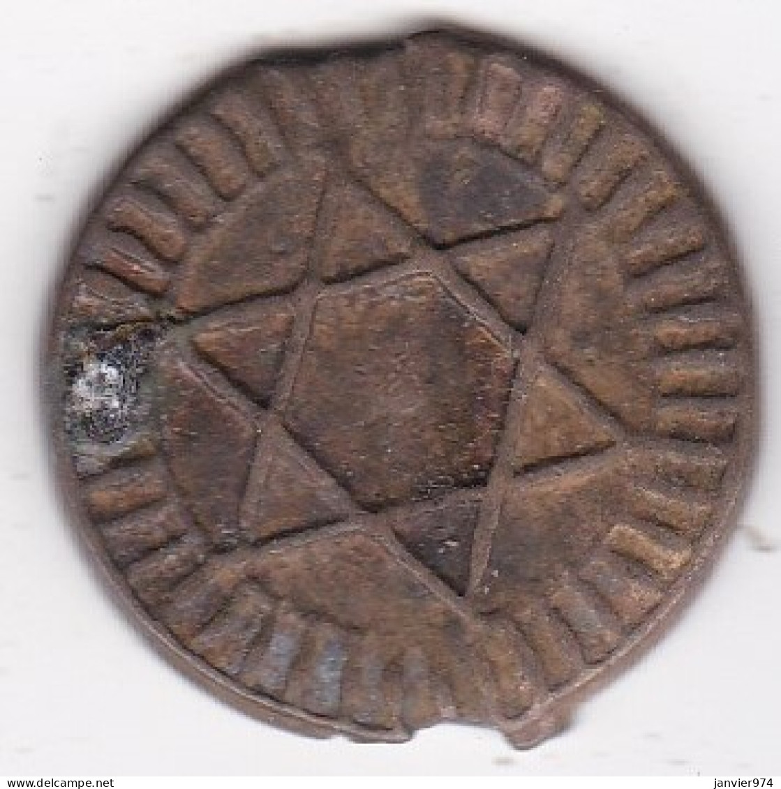 MAROC 4 Falus AH 1290 1873 Fès . En Bronze - Marokko