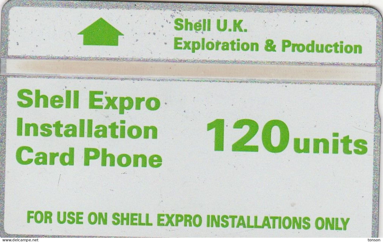 UK, CUR003, 120 Units, Shell Expro, 2 Scans.   (Cn : 249K). - Piattaforme Petrolifere