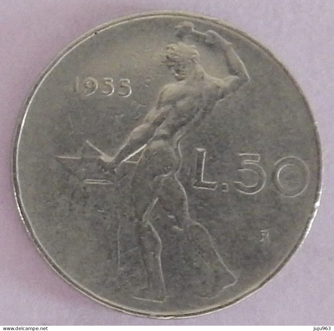 50 LIRE ANNEE 1955 VOIR 2 SCANS - 50 Liras
