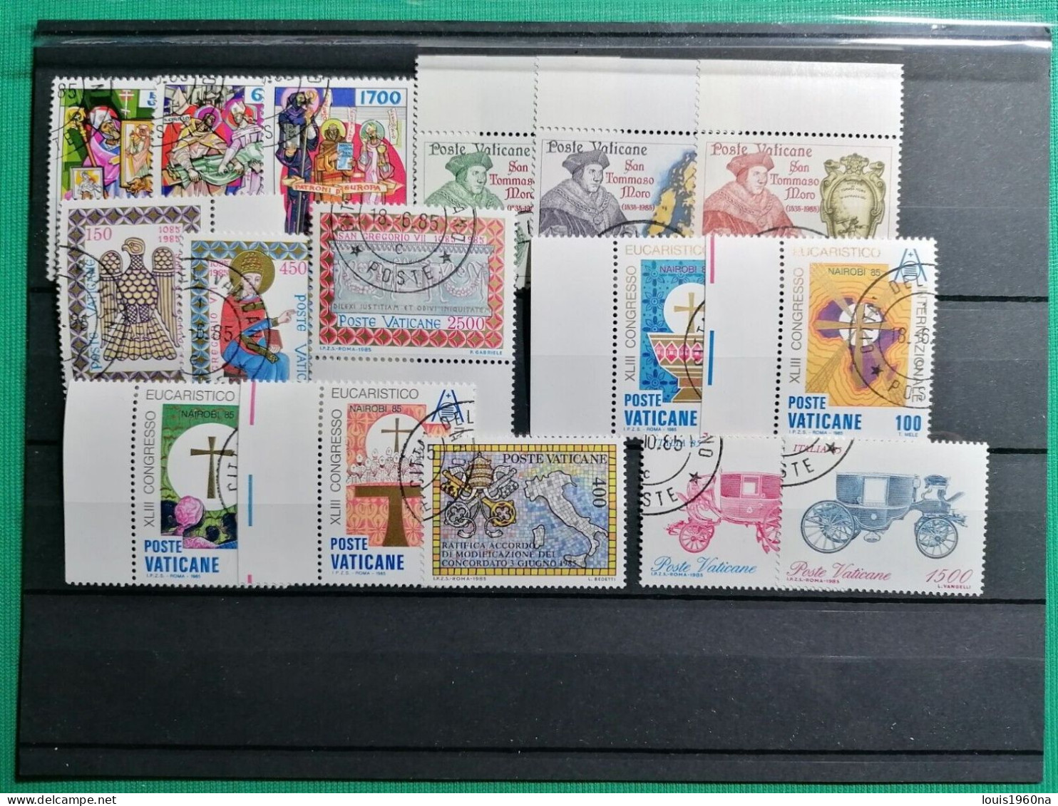 Città Del Vaticano - 1985 Serie Con Annullo - Used Stamps