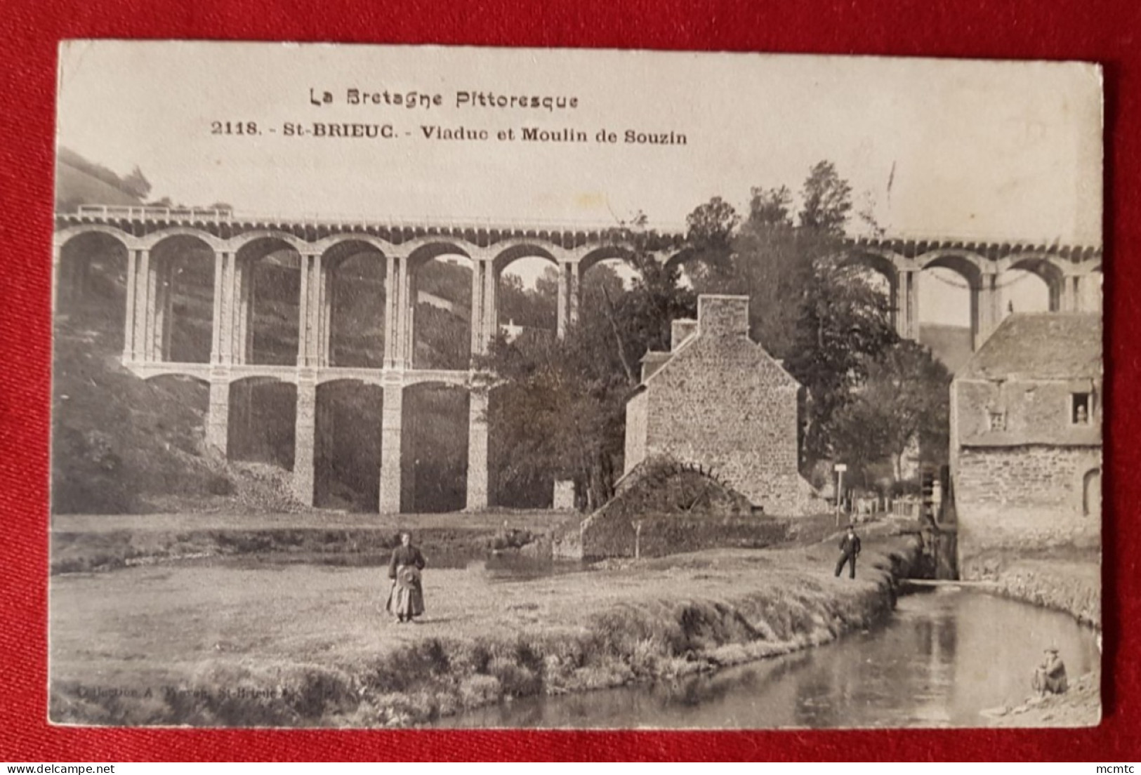 CPA  - La Bretagne Pittoresque - Saint Brieuc - Viaduc Et Moulin De Souzin - Saint-Brieuc