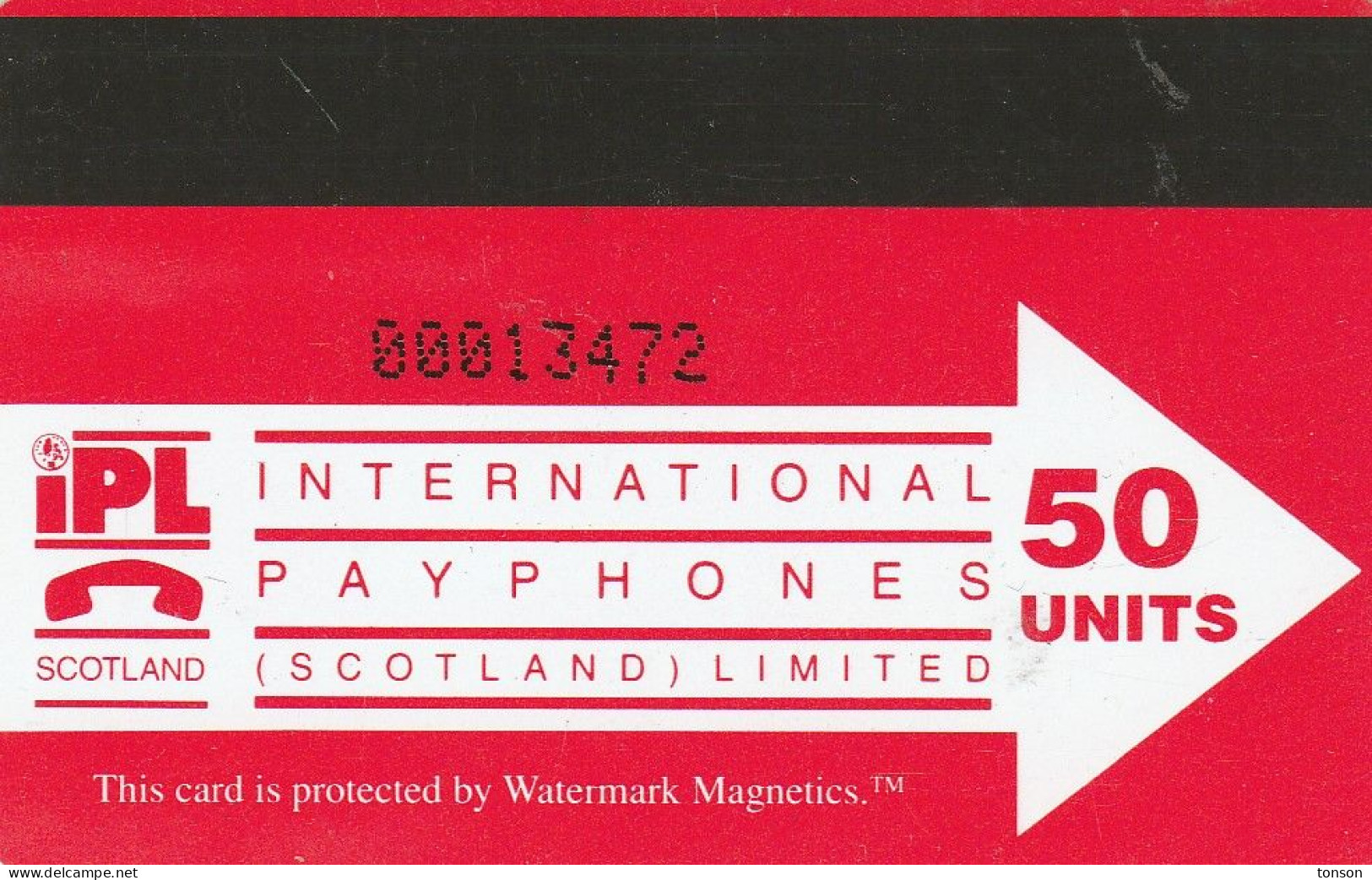 UK Oil Rig Phonecard - BP, GB-OIL-AUT-0006, IPL Scotland - 50u Red, 2 Scans. - [ 2] Oil Drilling Rig