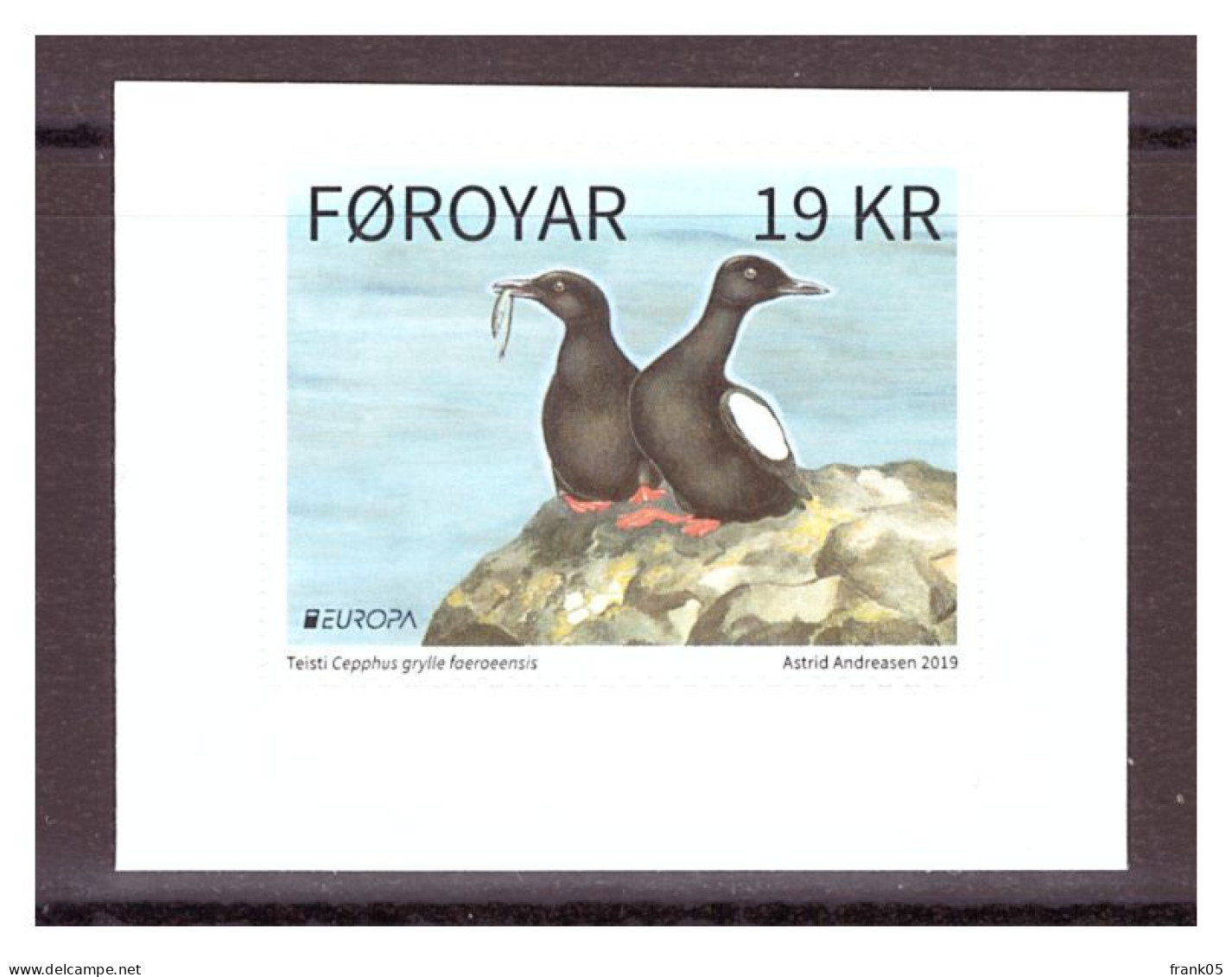 Färöer / Faroer / Féroé 2019 Aus MH/from Booklet EUROPA ** - 2019