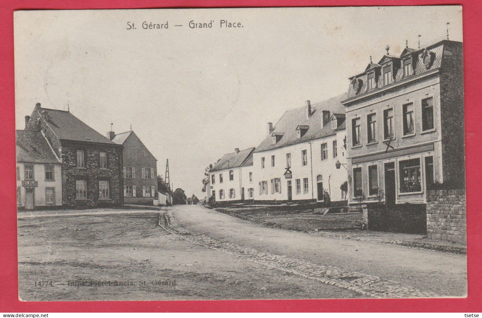 St-Gérard - La Grand'Place - 1910 ( Voir Verso ) - Mettet