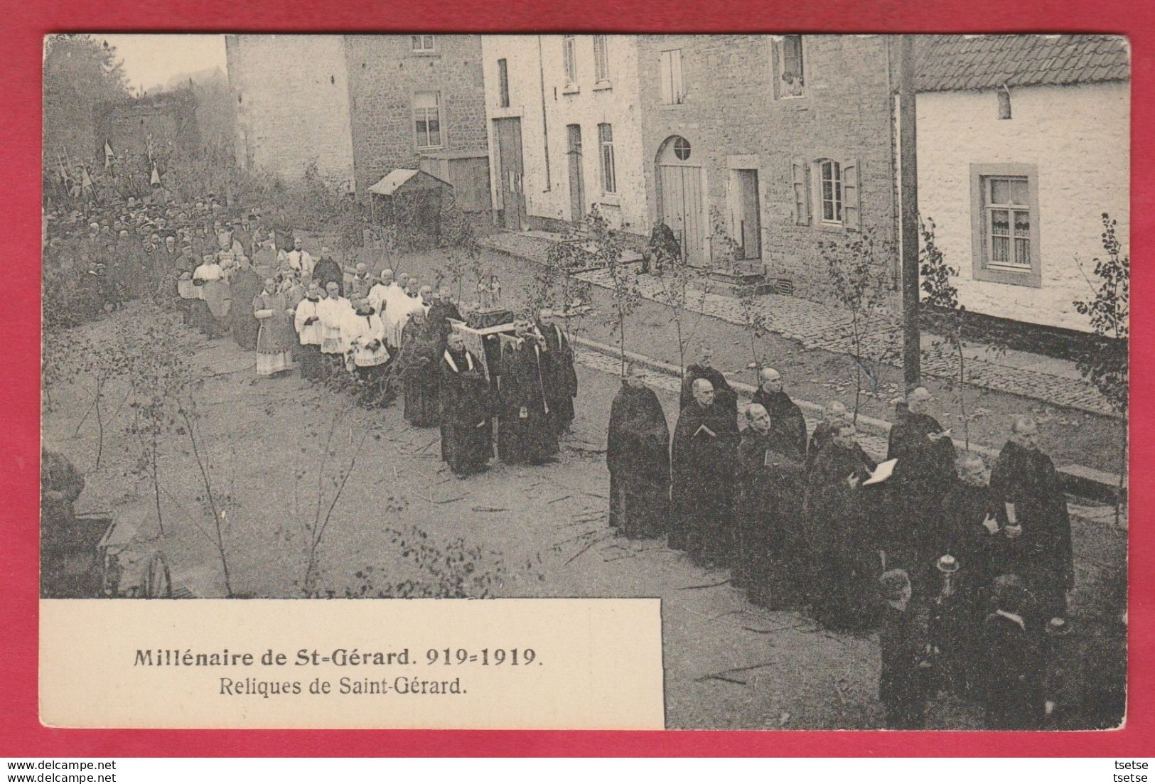 St-Gérard - Millénaire De Saint - 919 -1919 - Procession Des Reliques Dans Les Rues Du Village ( Voir Verso ) - Mettet