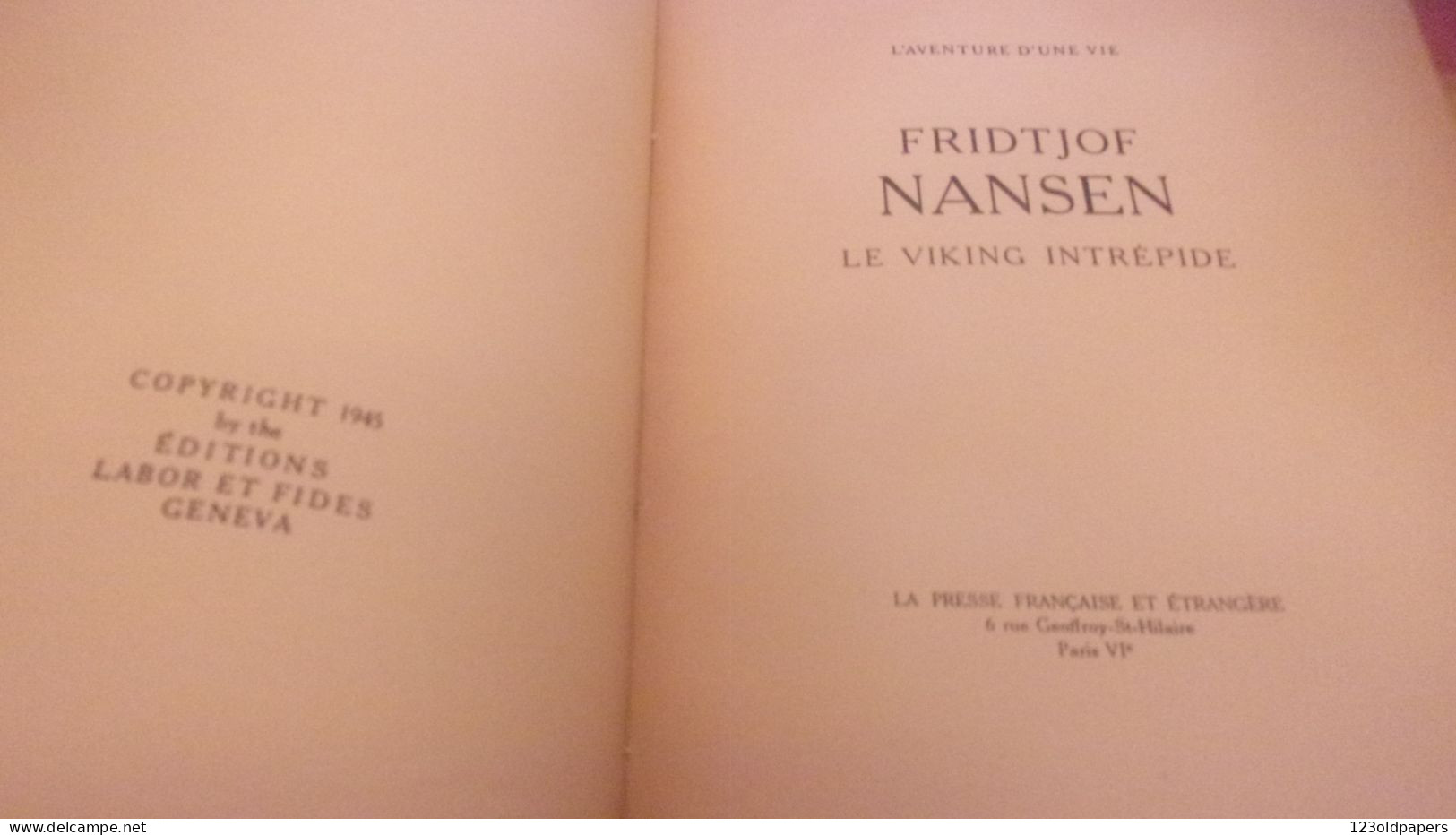 Nansen. Le Viking Intrépide Wartenweiler Fritz ILLUSTRE PAR ALEX MATHEY SPITZBERG - 1901-1940