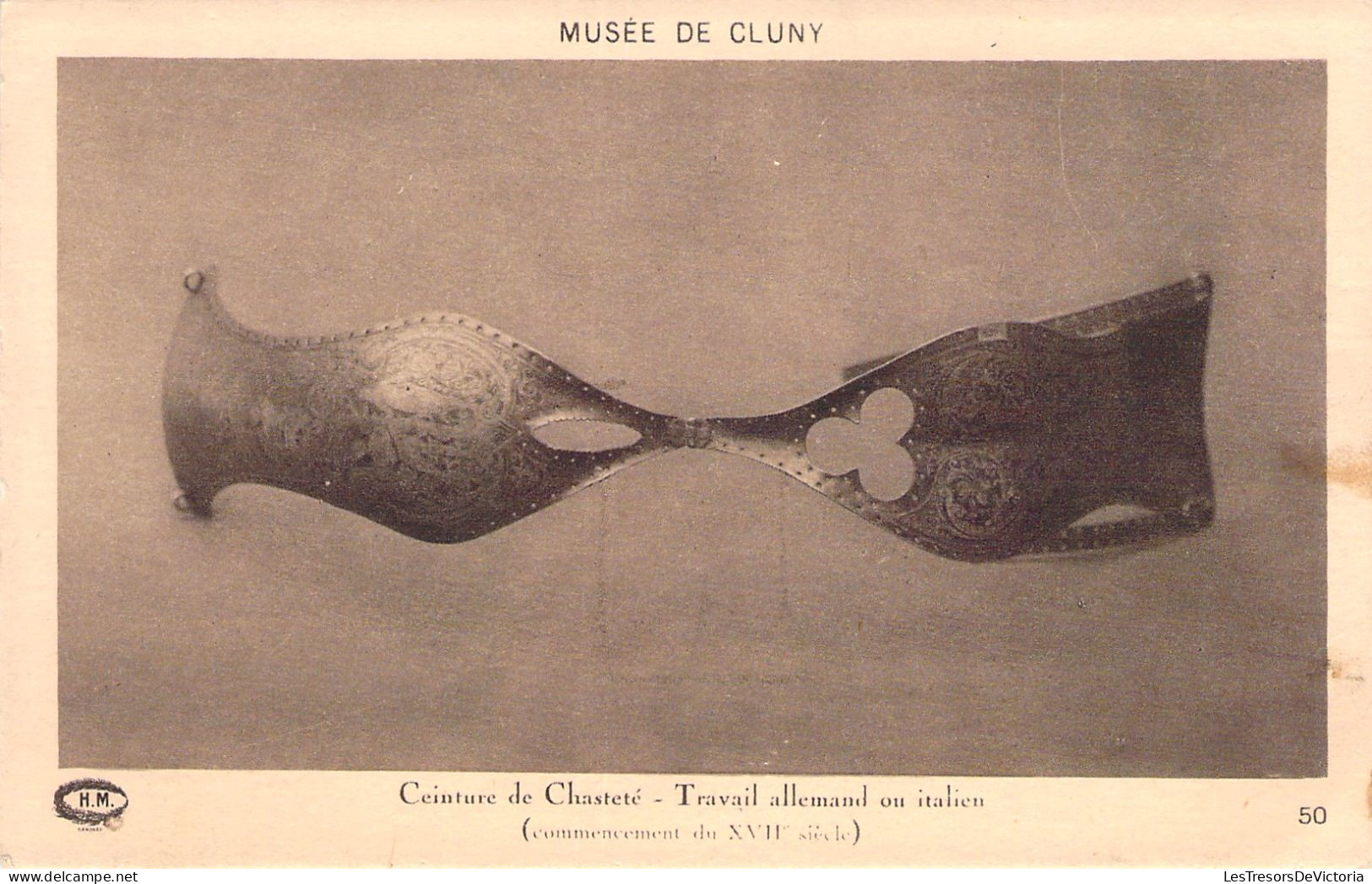 Musée - Musée De Cluny - Ceinture De Chasteté - Travail Allemand Ou Italien - Carte Postale Ancienne - Museos