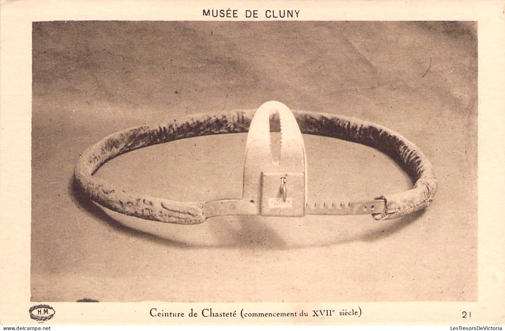 Musée - Musée De Cluny - Ceinture De Chasteté - Commencement Du XVII E Siecle - Carte Postale Ancienne - Musées