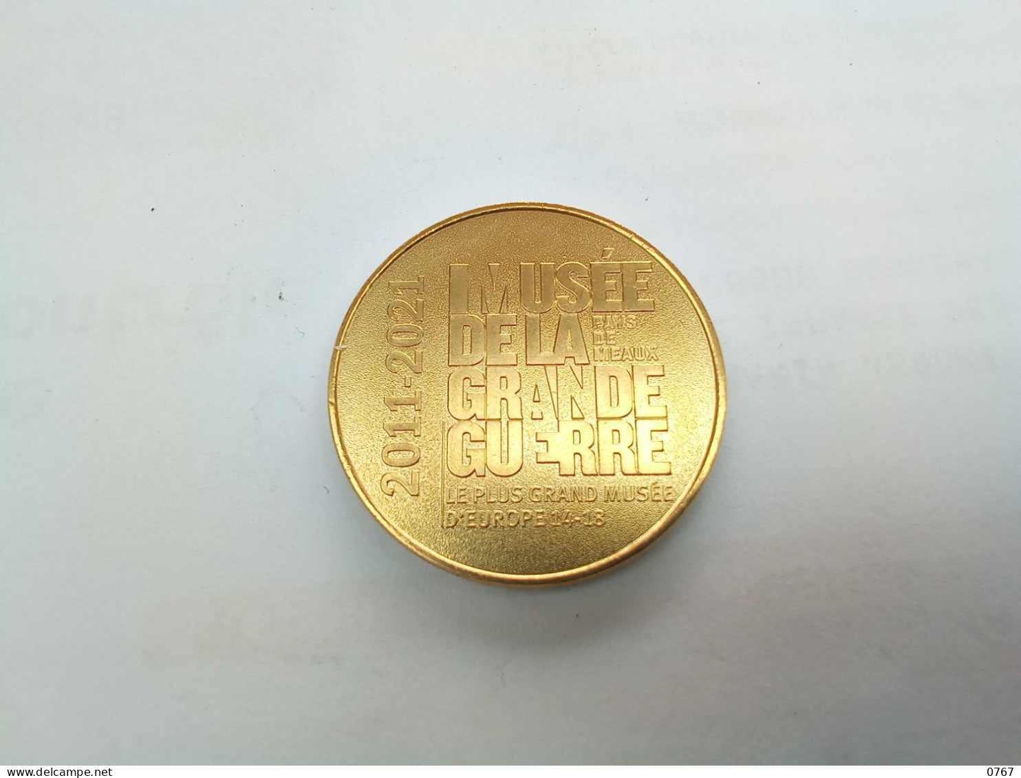 Médaille Touristique Monnaie De Paris  2021 MUSEE DE LA GRANDE GUERRE (bazarcollect28) - 2021