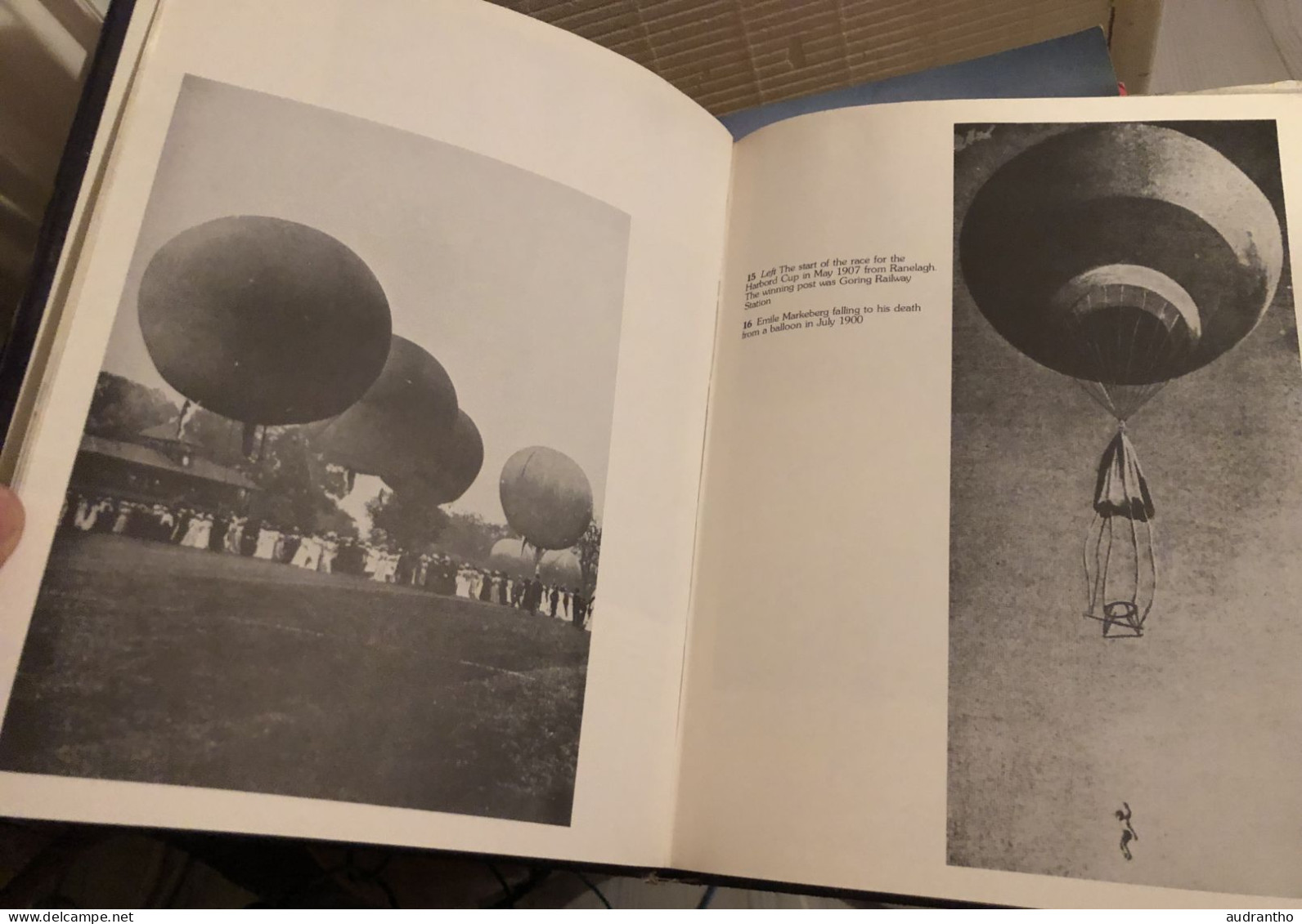 Rare FLYING AND BALLOONING From Old Photographs John Fabb 116 Illustrations- 1980 Montgolfière Avions- - Transportation