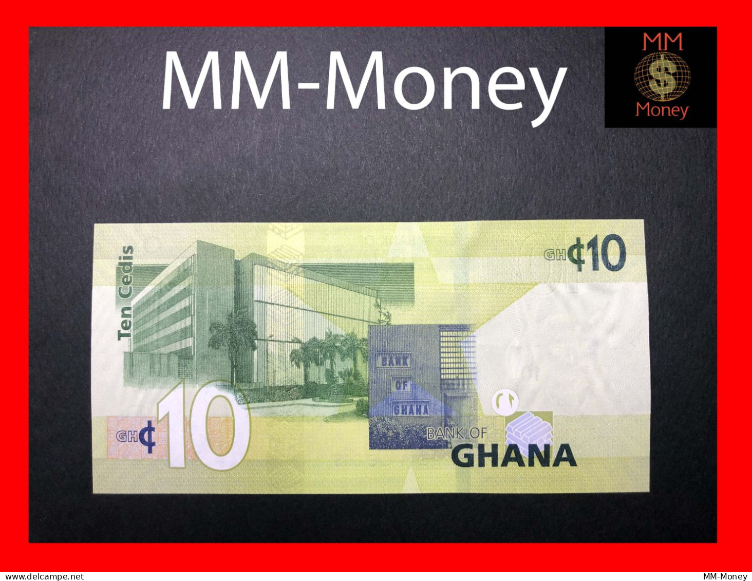 GHANA  10 Cedis   4.3.2022   P.  47    UNC - Ghana