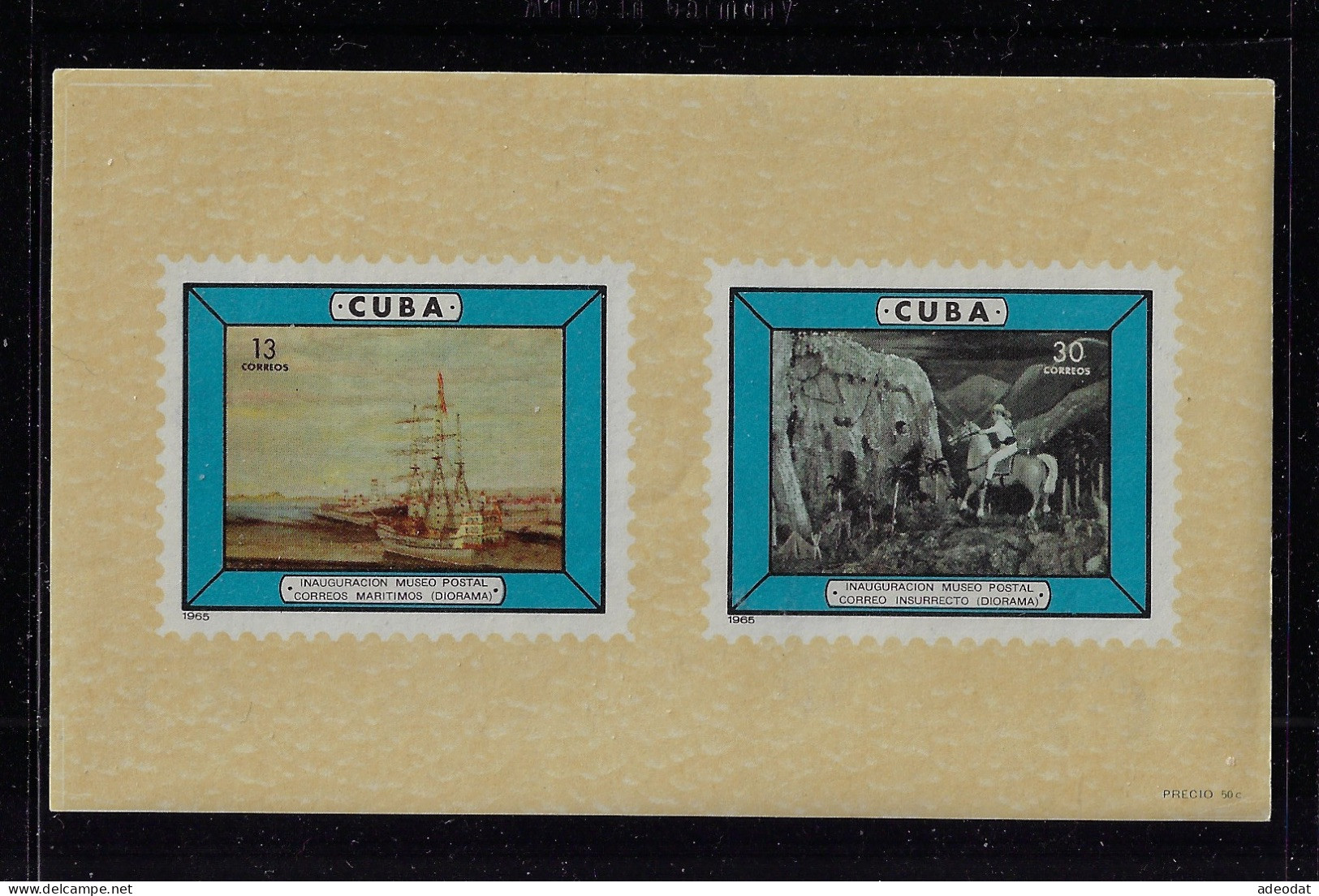 CUBA 1965 SOUVENIR SHEET SCOTT 935 MNH - Gebruikt