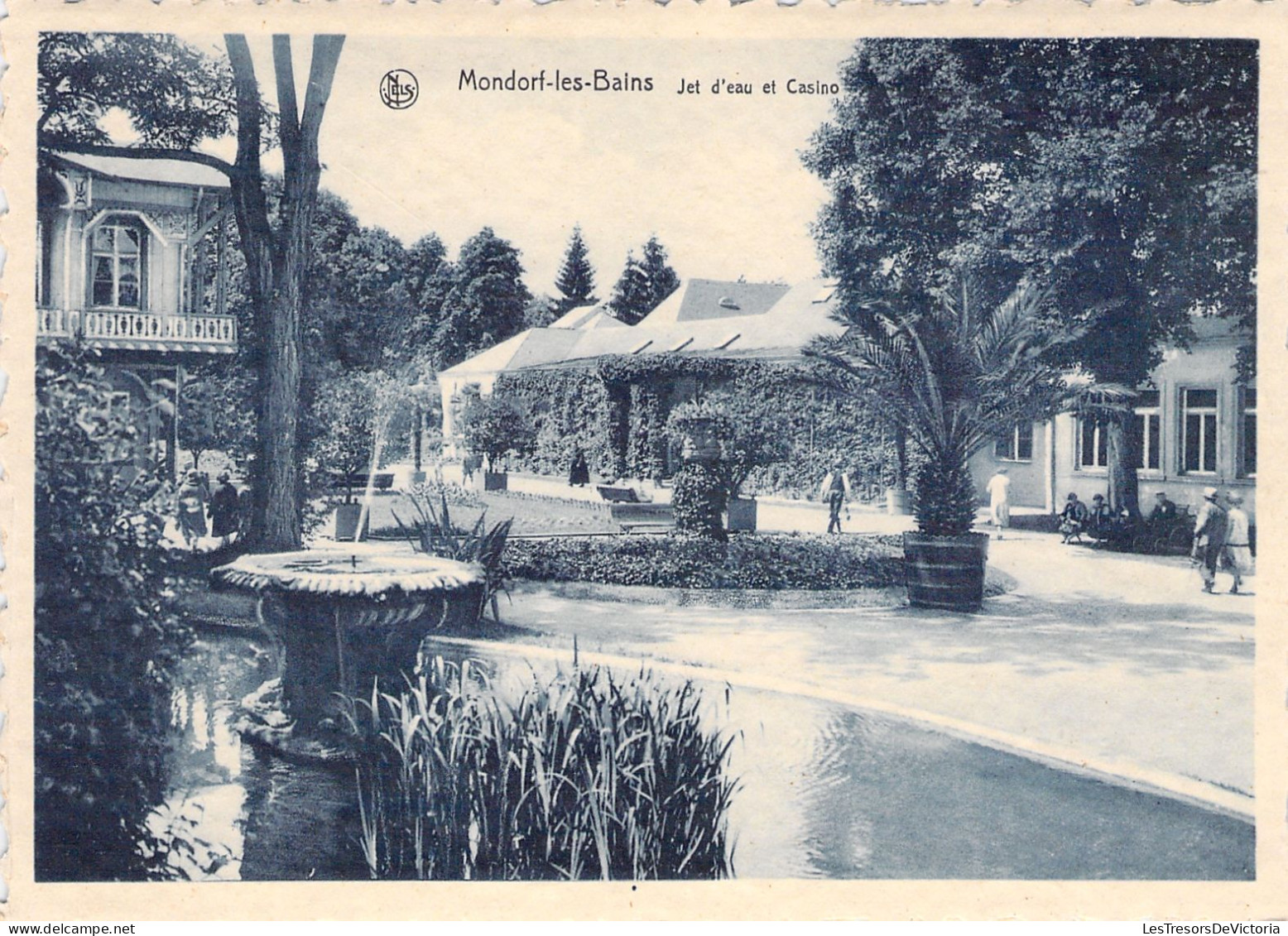 LUXEMBOURG - Mondorf Les Bains - Jet D'eau Et Casino - E A Schaack - Nels - Carte Postale - Bad Mondorf